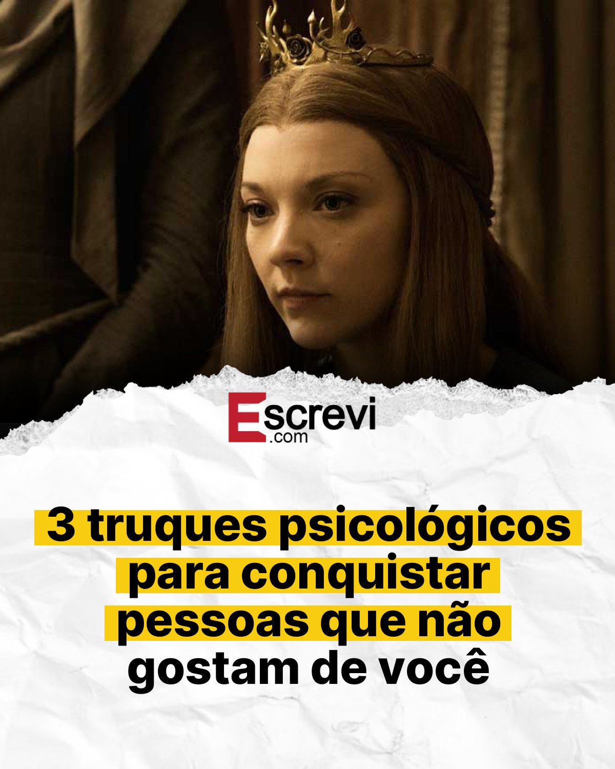 3 truques psicológicos para conquistar pessoas que não gostam de você card branco