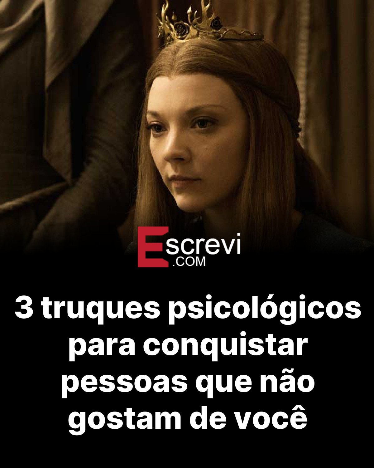 3 truques psicológicos para conquistar pessoas que não gostam de você card preto