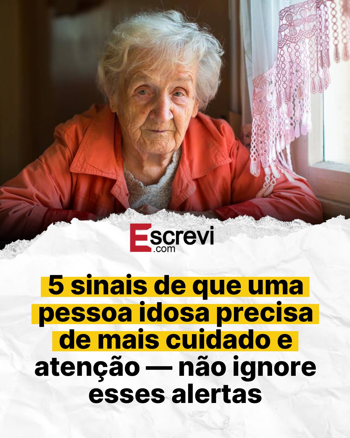 5 sinais de que uma pessoa idosa precisa de mais cuidado e atenção — não ignore esses alertas card branco
