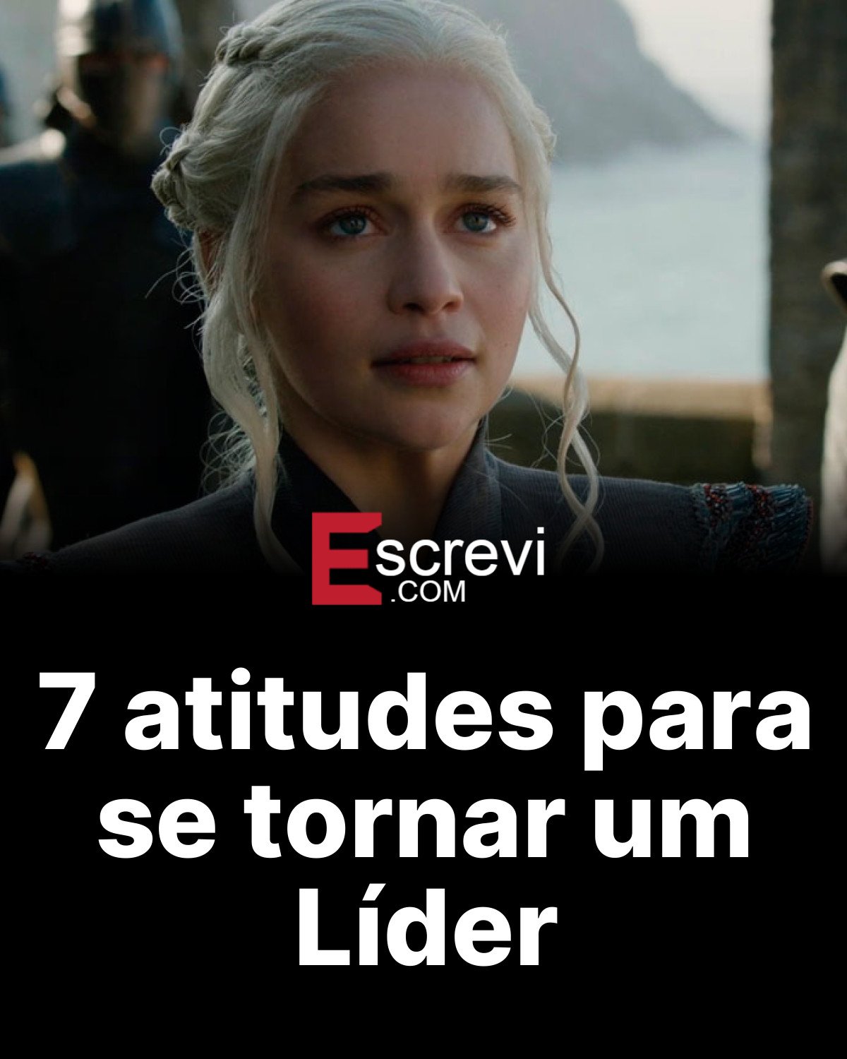 7 atitudes para se tornar um Líder card preto