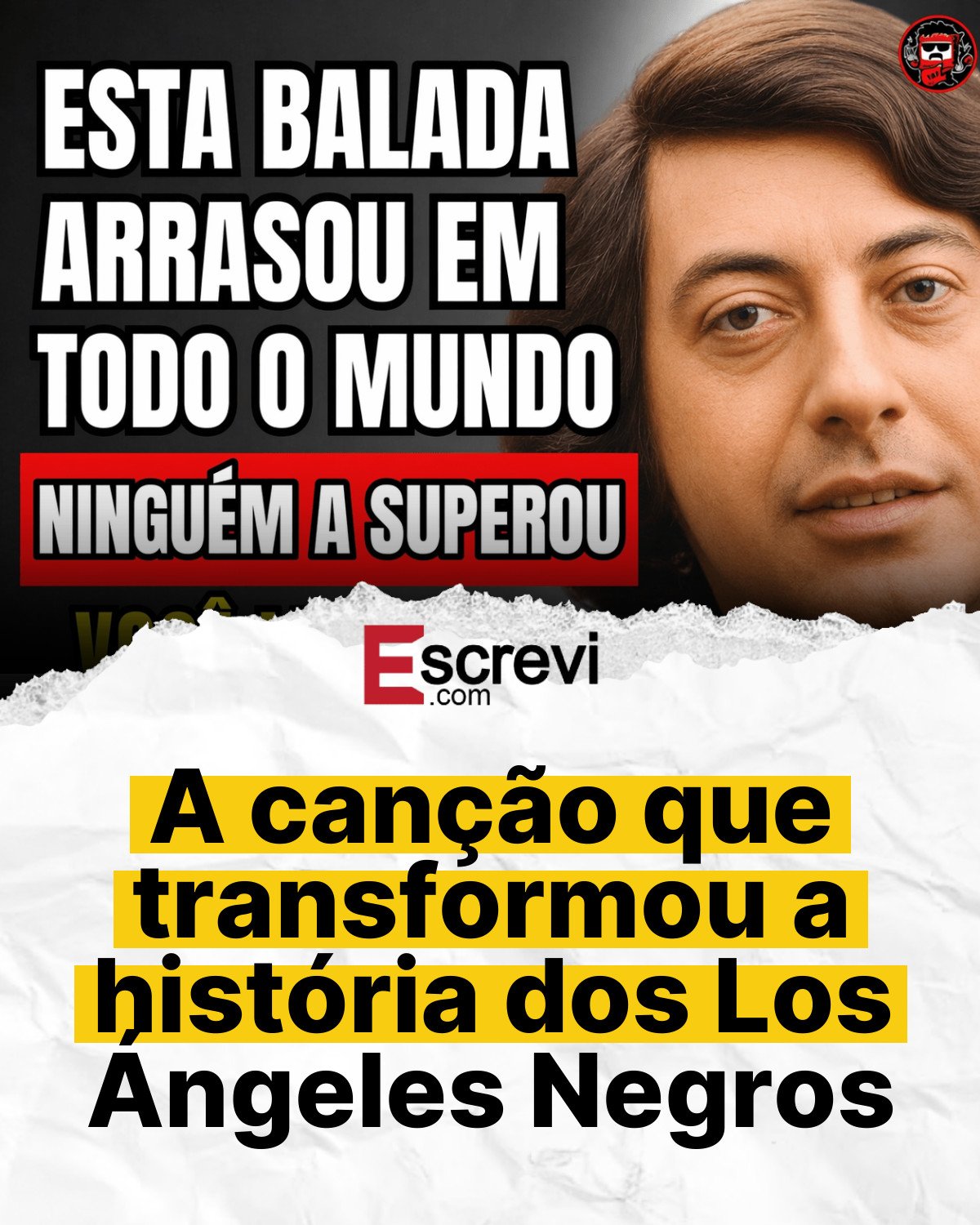 A canção que transformou a história dos Los Ángeles Negros card branco
