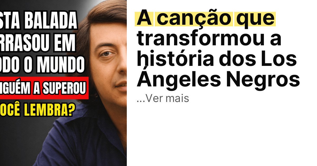 A canção que transformou a história dos Los Ángeles Negros imagem principal