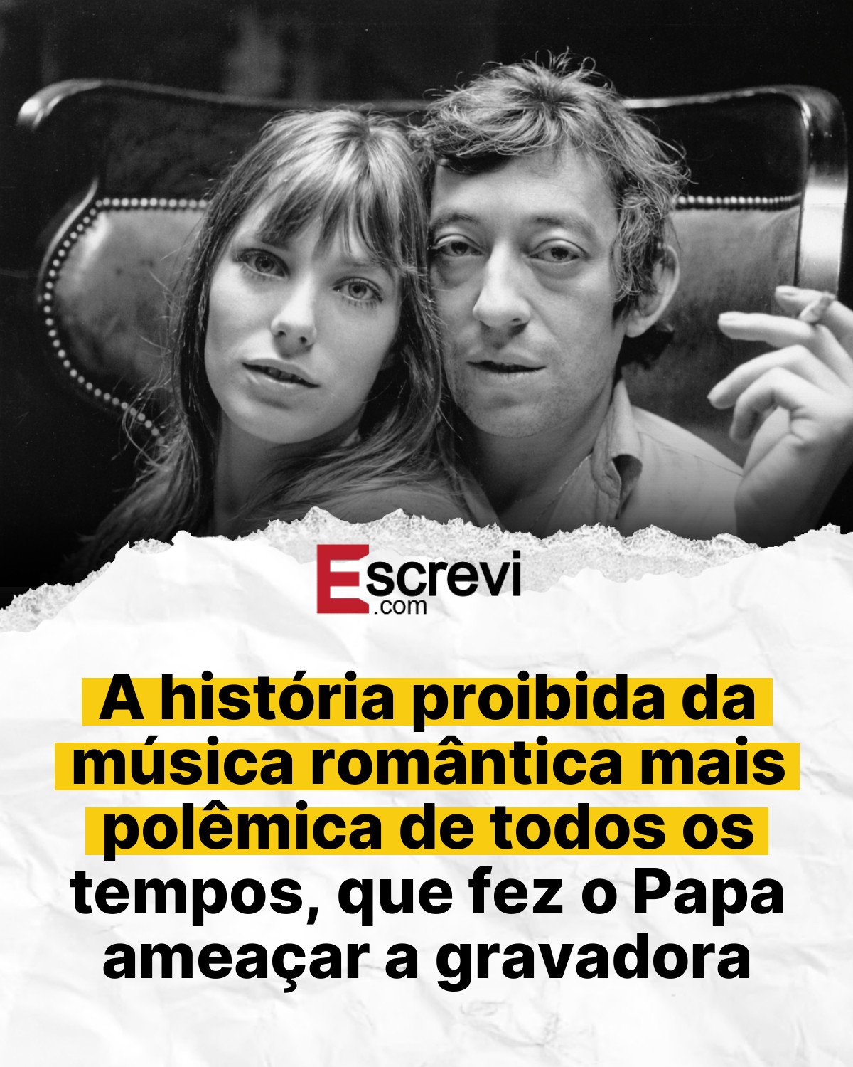 A história proibida da música romântica mais polêmica de todos os tempos, que fez o Papa ameaçar a gravadora card branco