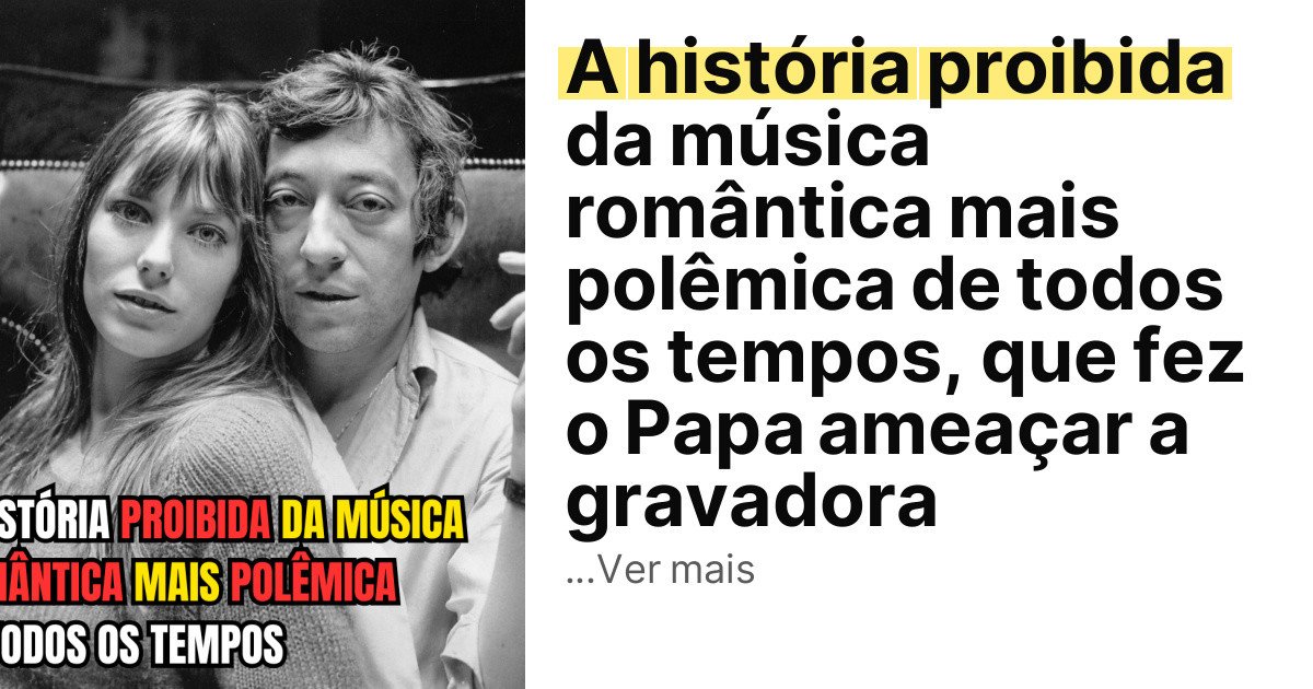 A história proibida da música romântica mais polêmica de todos os tempos, que fez o Papa ameaçar a gravadora imagem principal