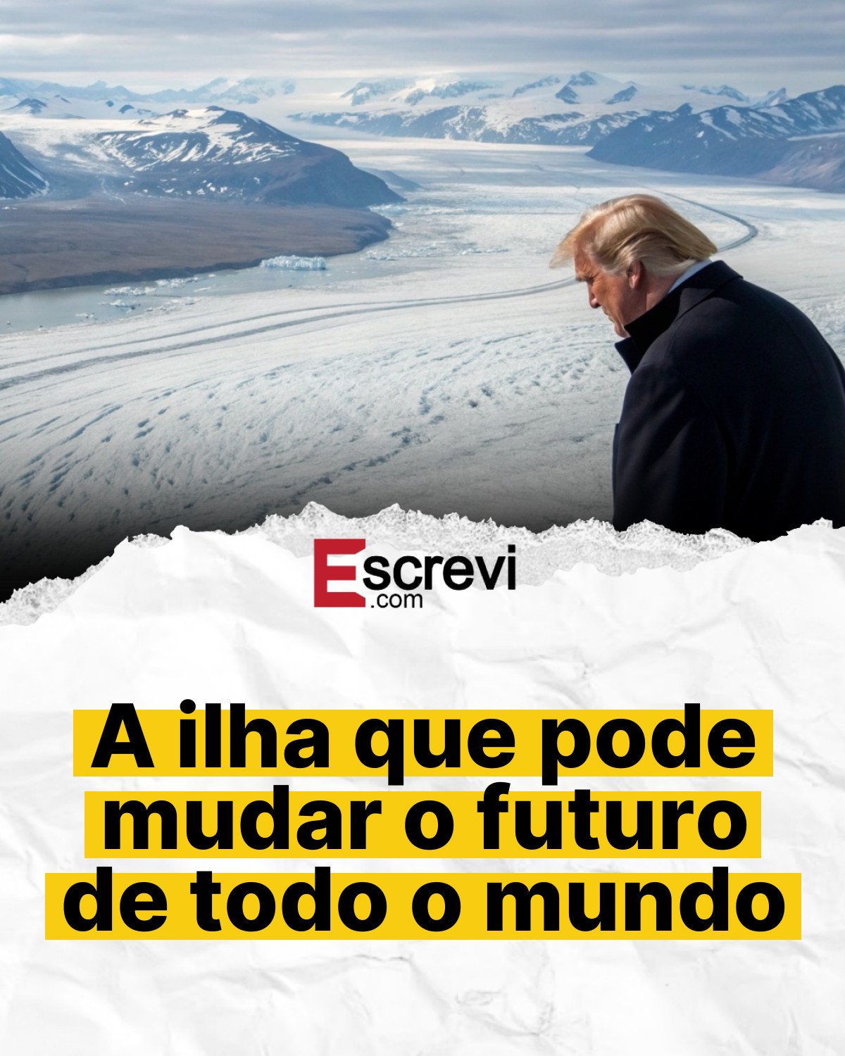 A ilha que pode mudar o futuro de todo o mundo card branco