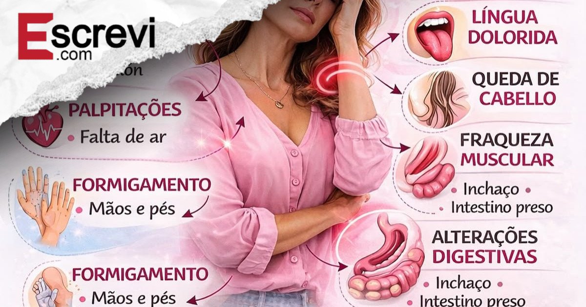 “Alerta na Menopausa: 12 Sinais de Deficiência de B12 que Podem Estar Acabando com Sua Energia e Memória” imagem principal
