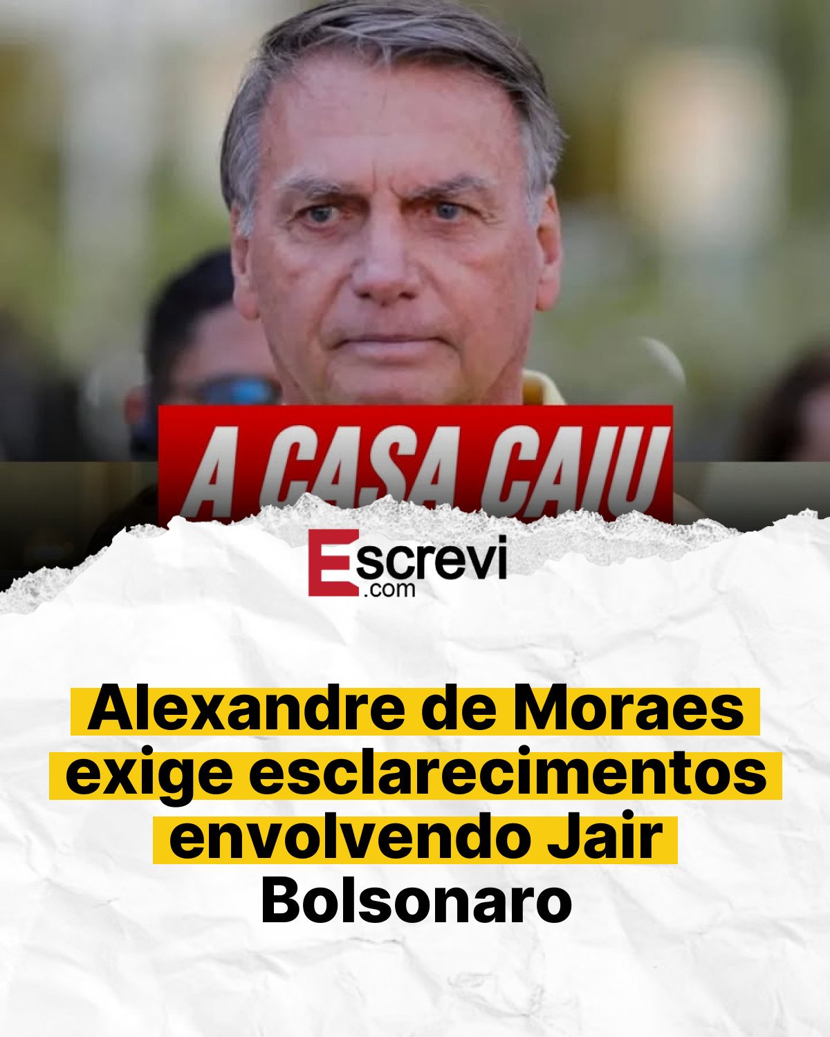 Alexandre de Moraes exige esclarecimentos envolvendo Jair Bolsonaro card branco