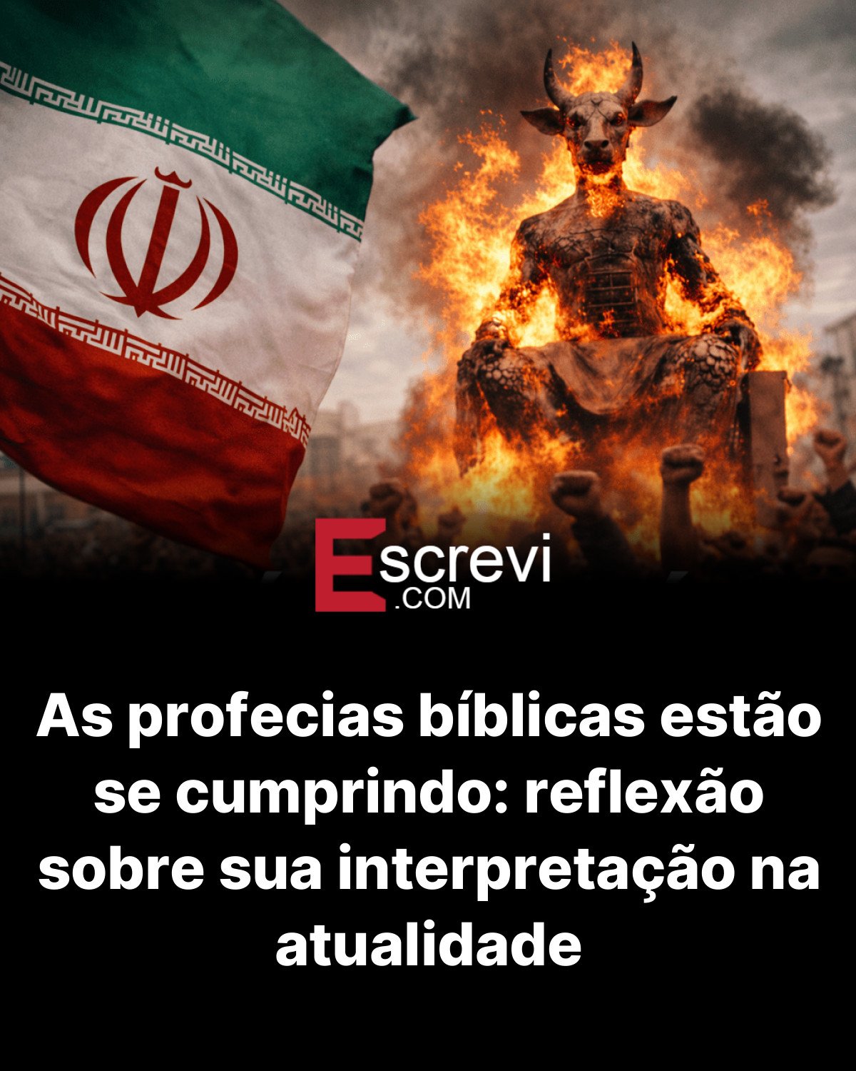 As profecias bíblicas estão se cumprindo: reflexão sobre sua interpretação na atualidade card preto