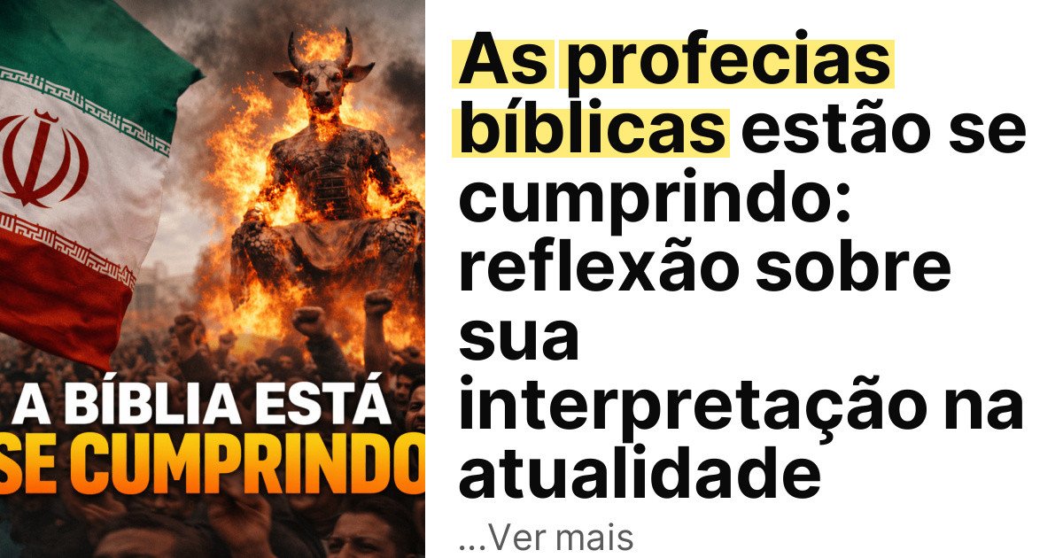 As profecias bíblicas estão se cumprindo: reflexão sobre sua interpretação na atualidade imagem principal