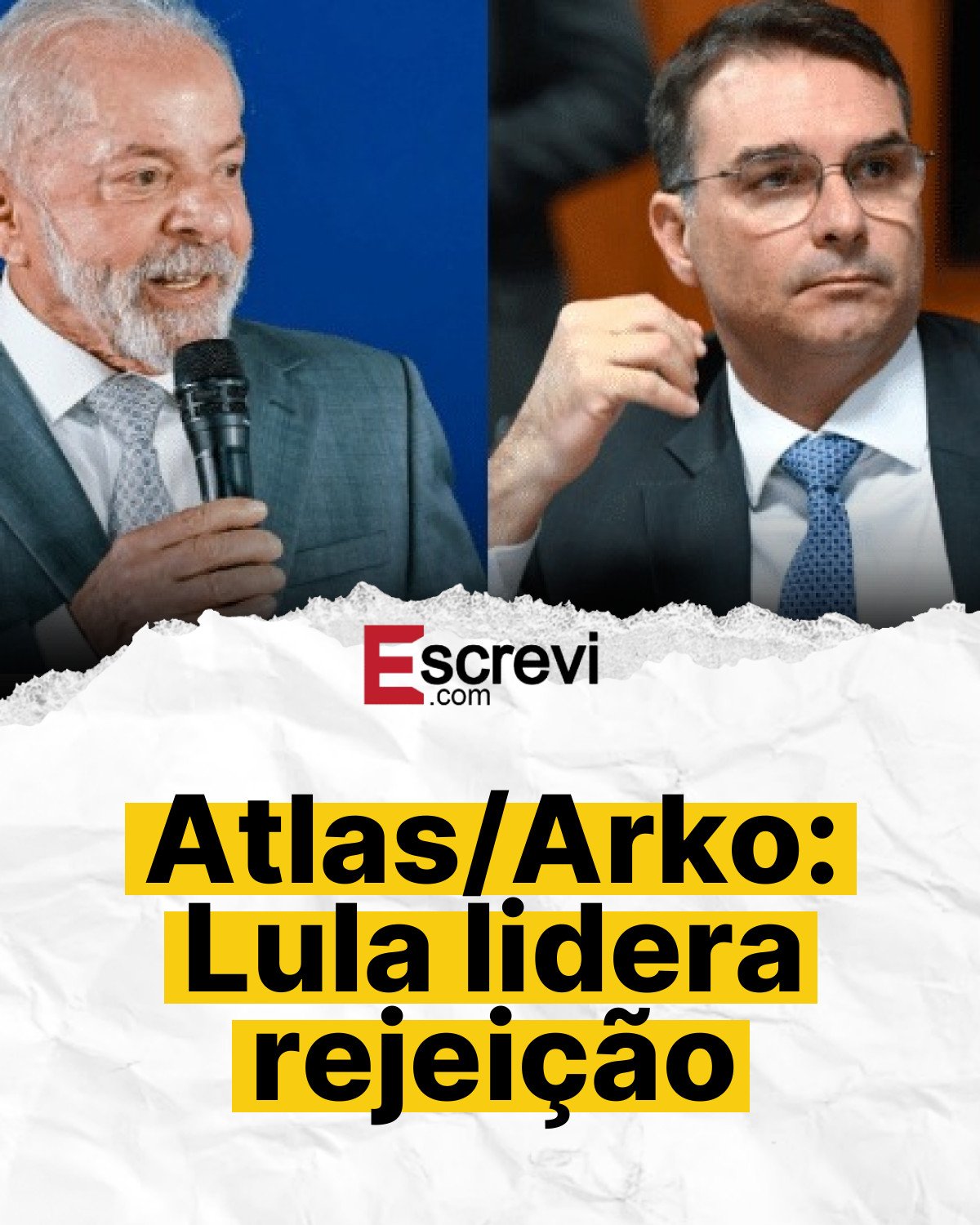 Atlas/Arko: Lula lidera rejeição card branco