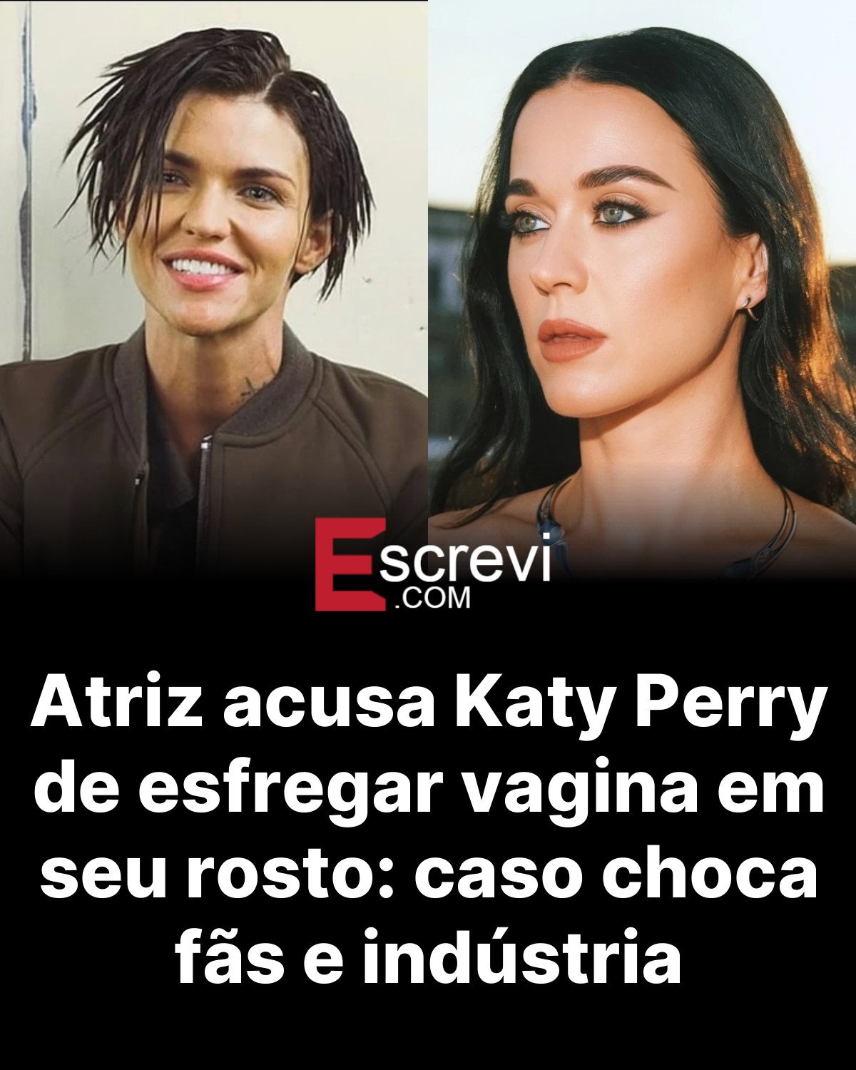 Atriz acusa Katy Perry de esfregar vagina em seu rosto: caso choca fãs e indústria card preto