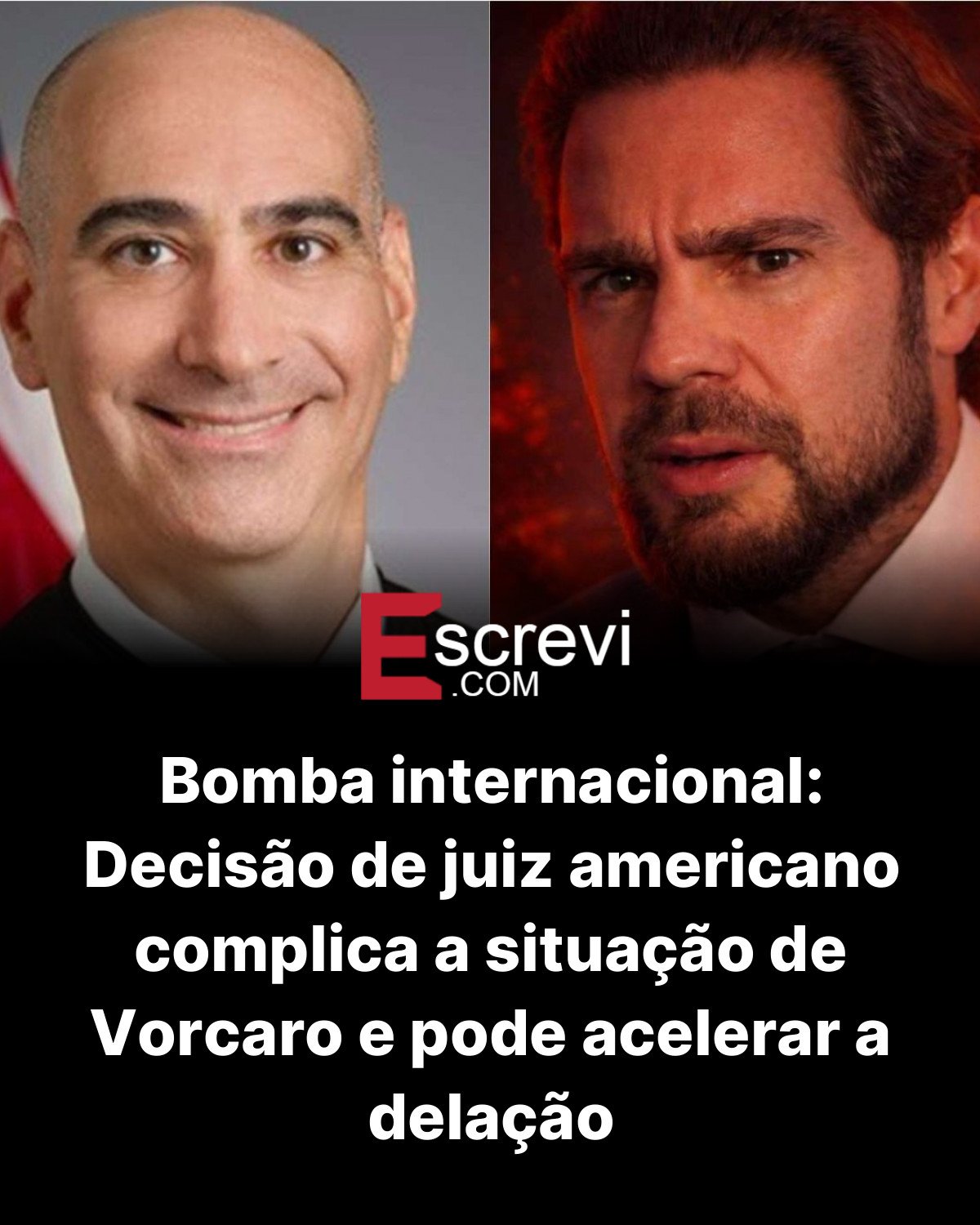Bomba internacional: Decisão de juiz americano complica a situação de Vorcaro e pode acelerar a delação card preto