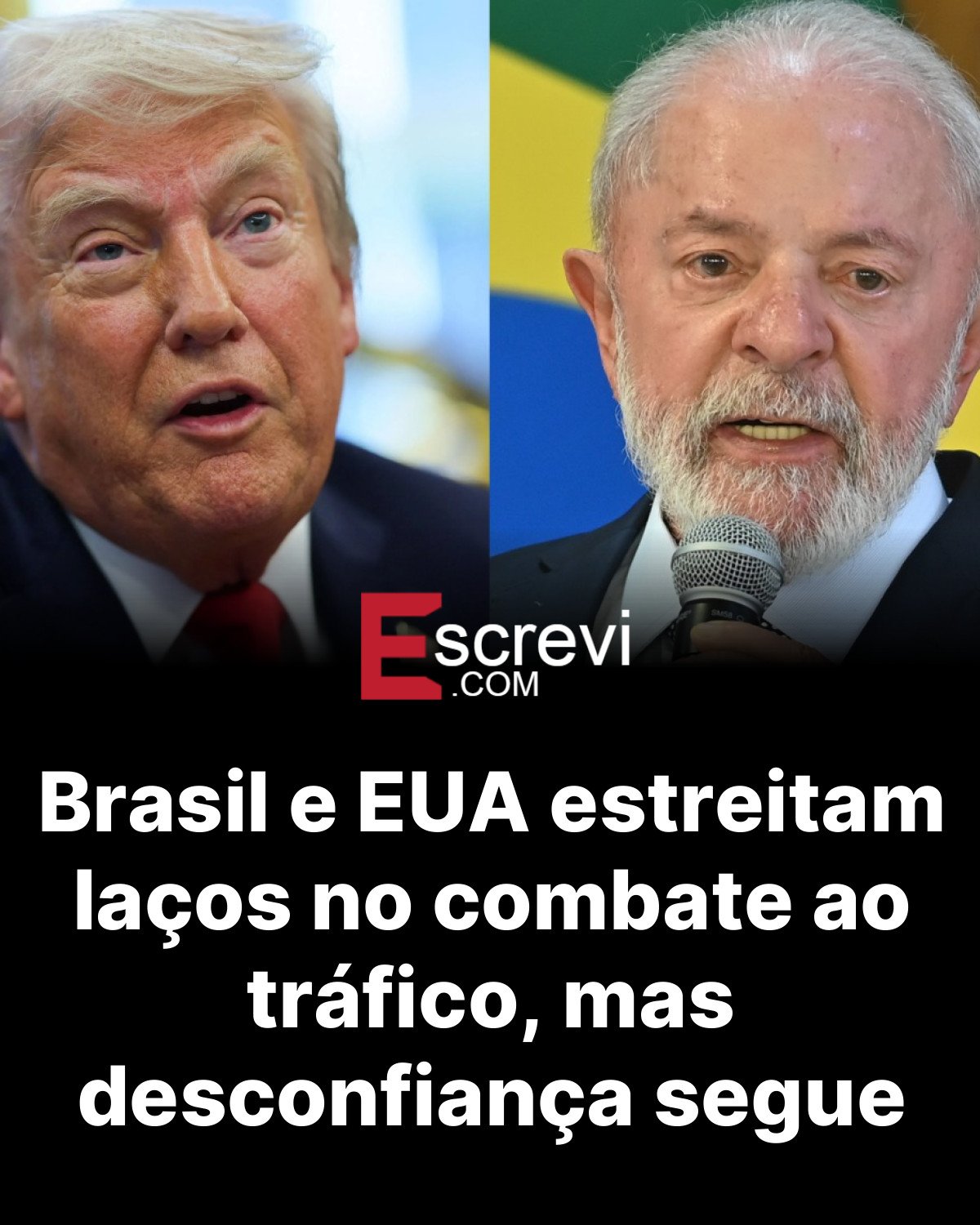 Brasil e EUA estreitam laços no combate ao tráfico, mas desconfiança segue card preto