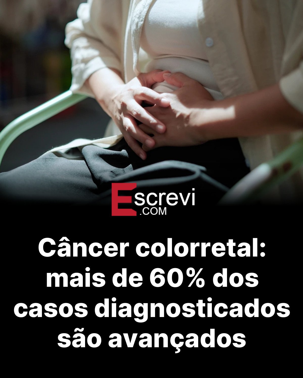 Câncer colorretal: mais de 60% dos casos diagnosticados são avançados card preto