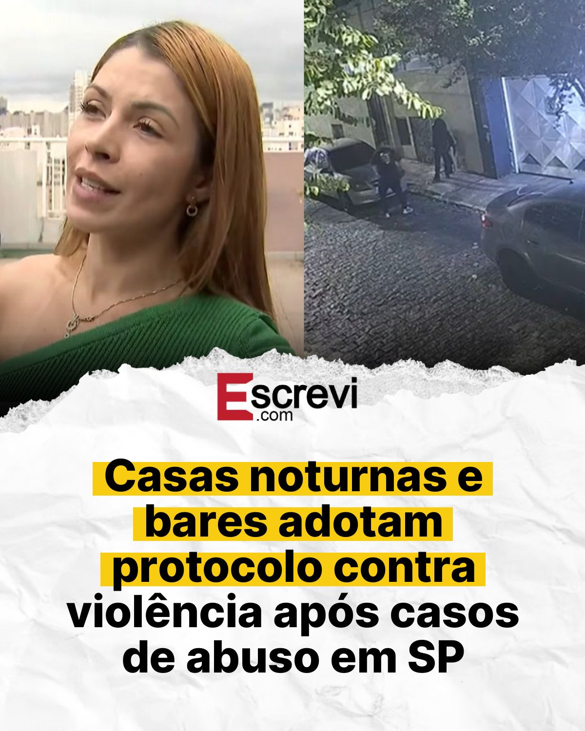 Casas noturnas e bares adotam protocolo contra violência após casos de abuso em SP card branco