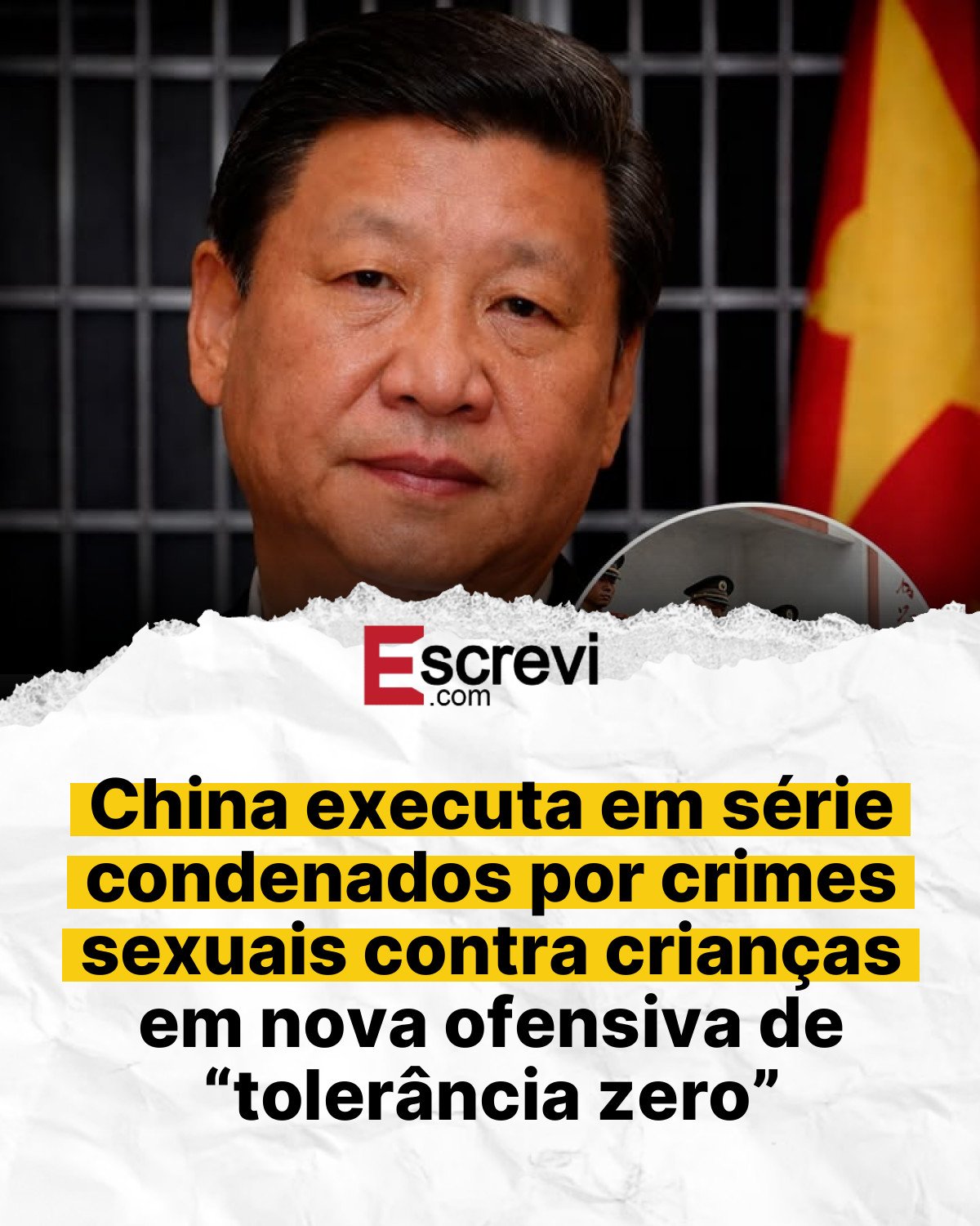China executa em série condenados por crimes sexuais contra crianças em nova ofensiva de “tolerância zero” card branco
