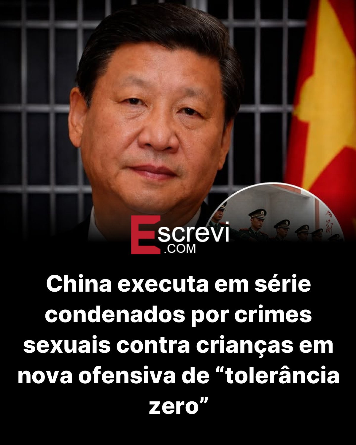 China executa em série condenados por crimes sexuais contra crianças em nova ofensiva de “tolerância zero” card preto