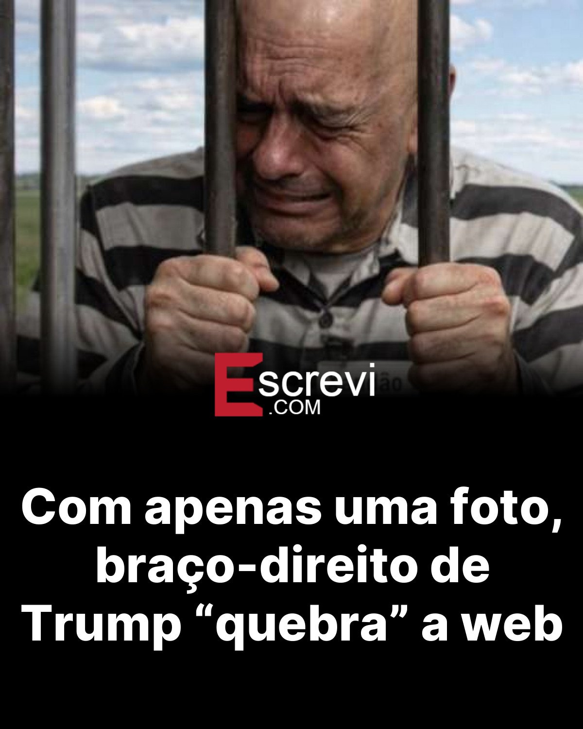 Com apenas uma foto, braço-direito de Trump “quebra” a web card preto