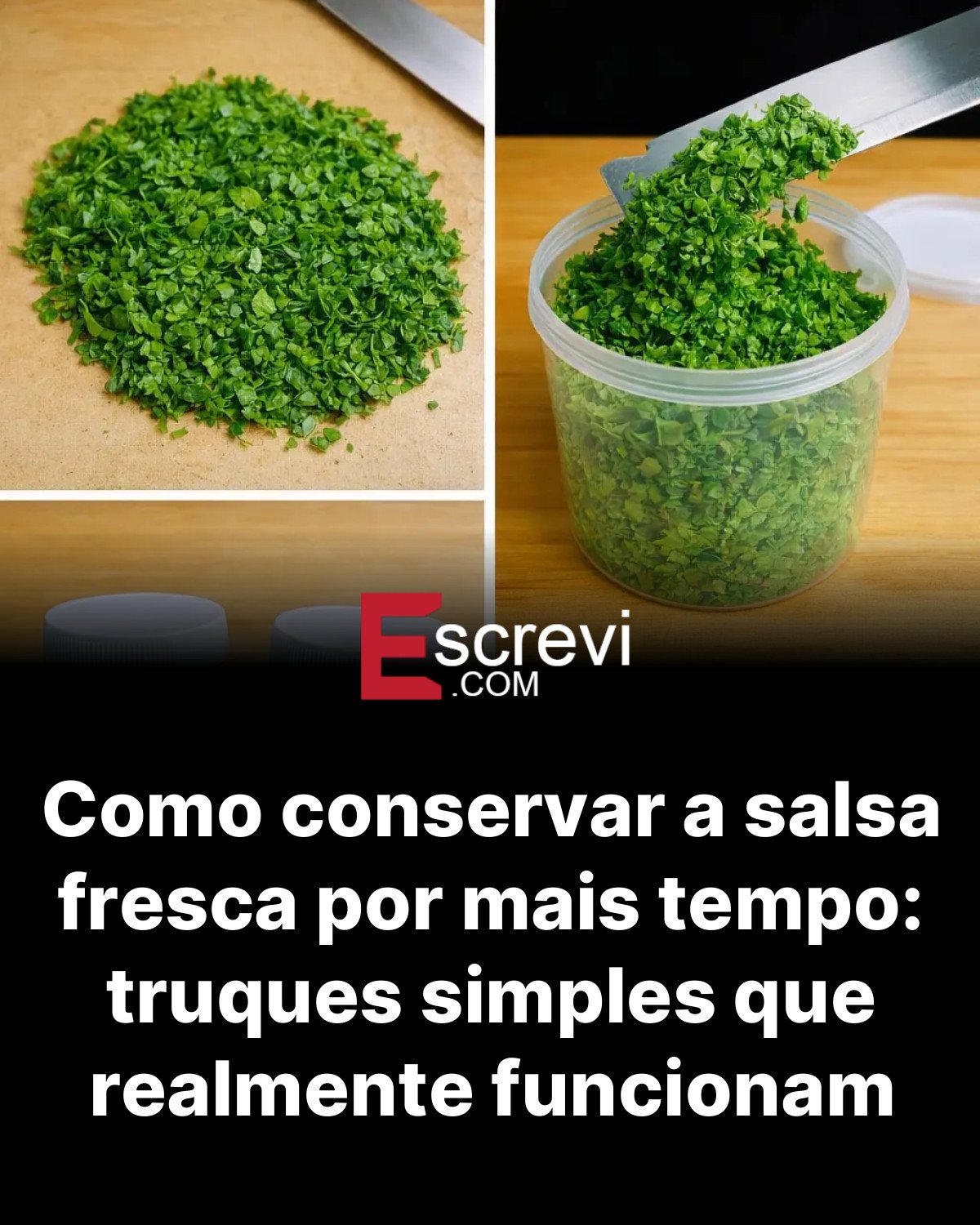 Como conservar a salsa fresca por mais tempo: truques simples que realmente funcionam card preto