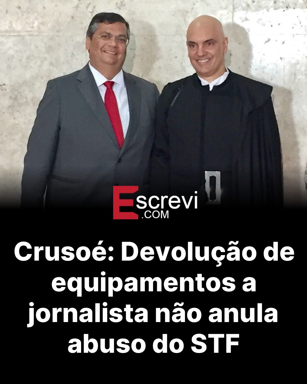 Crusoé: Devolução de equipamentos a jornalista não anula abuso do STF card preto