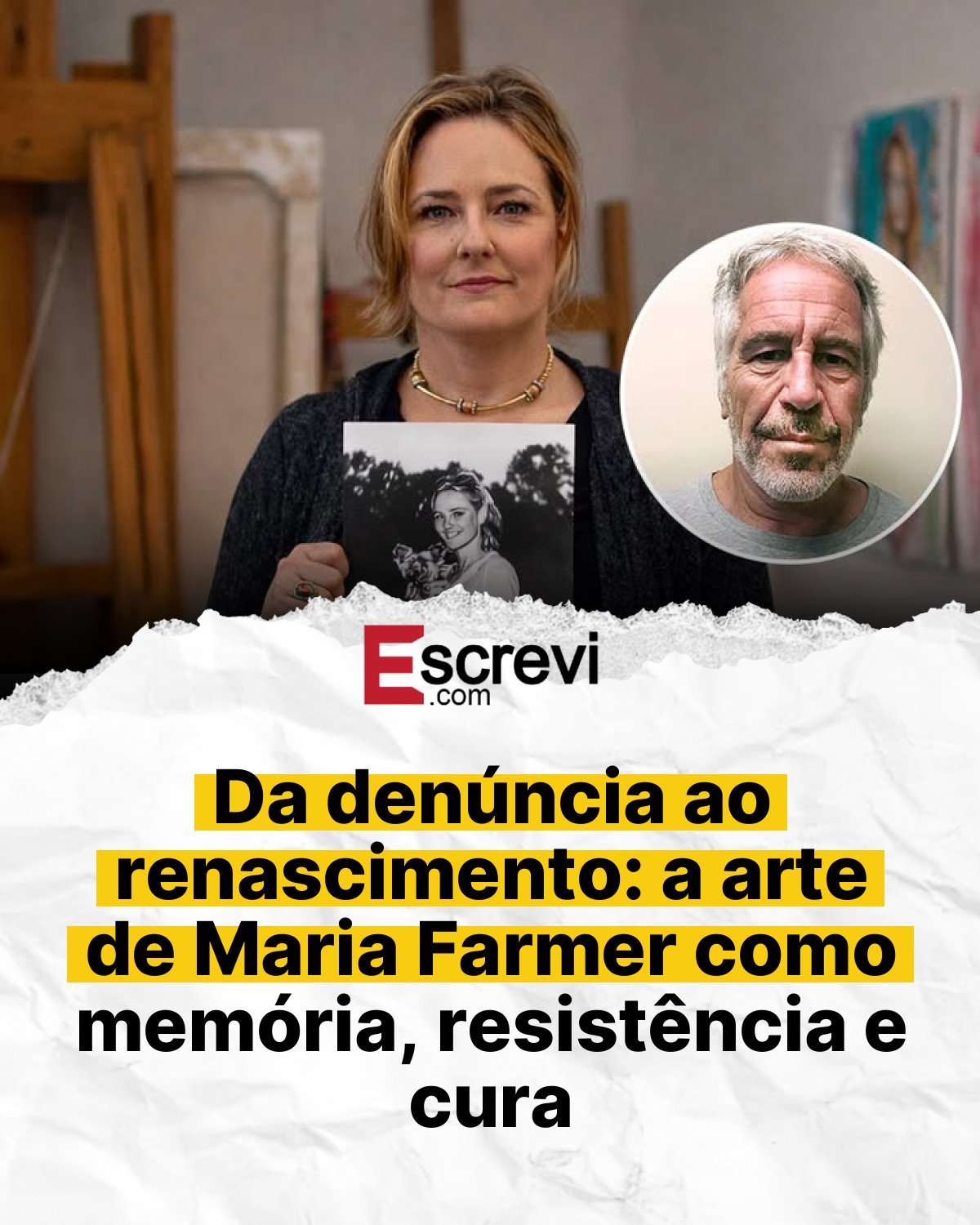 Da denúncia ao renascimento: a arte de Maria Farmer como memória, resistência e cura card branco
