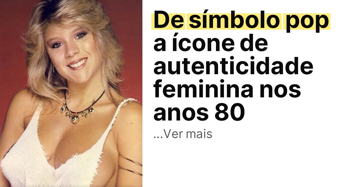 De símbolo pop a ícone de autenticidade feminina nos anos 80 imagem principal