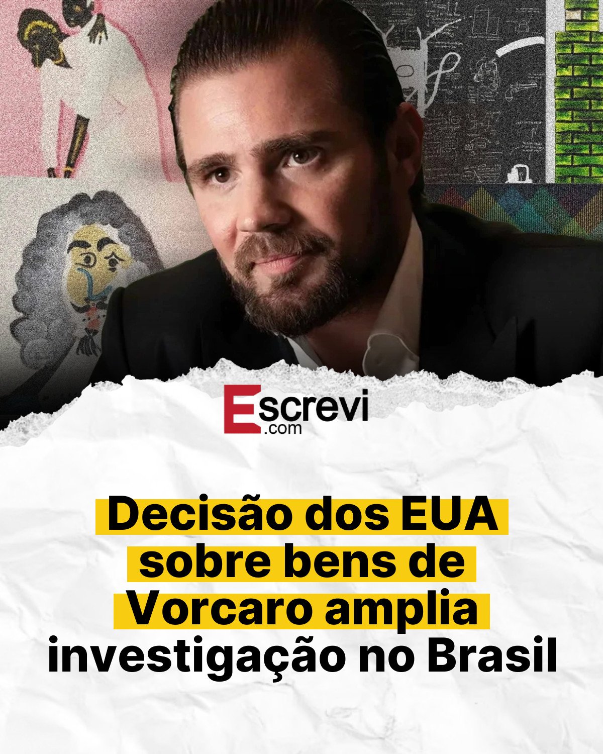 Decisão dos EUA sobre bens de Vorcaro amplia investigação no Brasil card branco