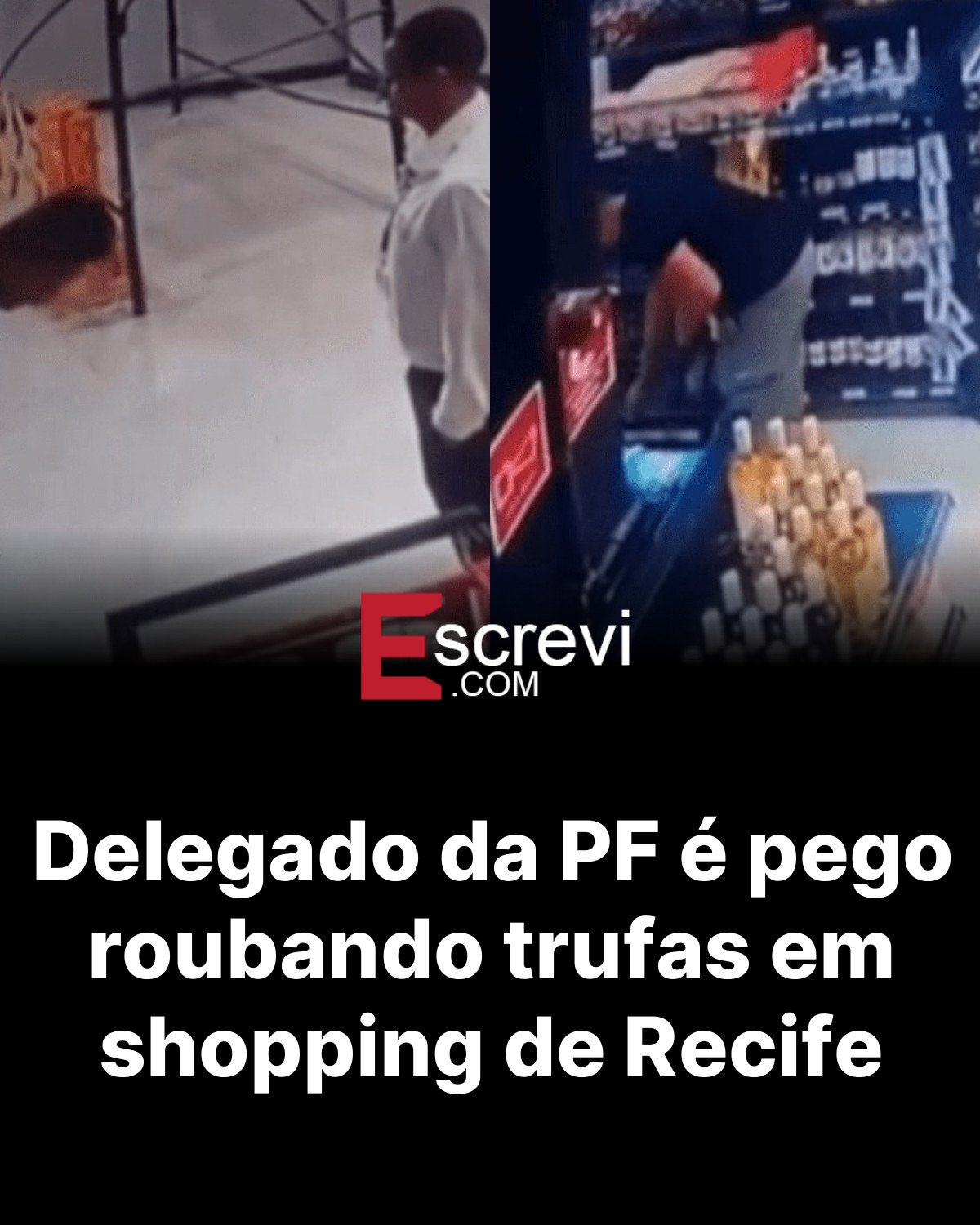 Delegado da PF é pego roubando trufas em shopping de Recife card preto