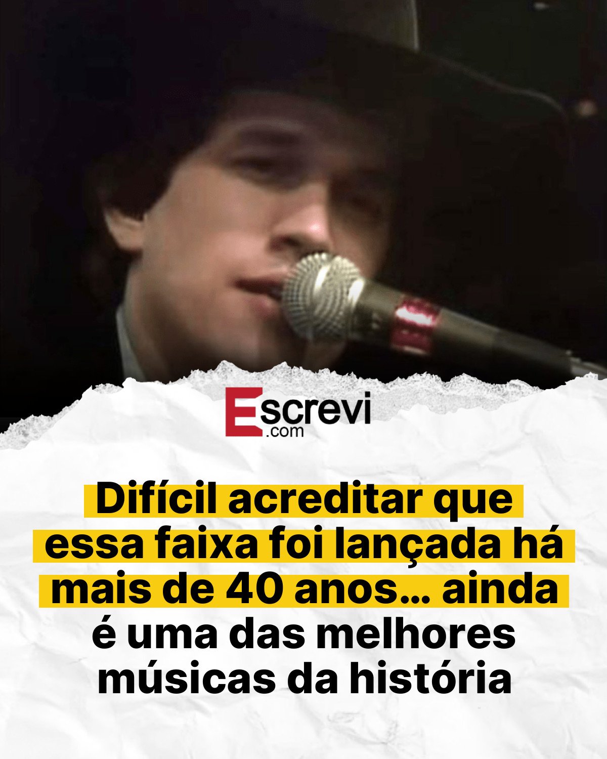 Difícil acreditar que essa faixa foi lançada há mais de 40 anos… ainda é uma das melhores músicas da história card branco