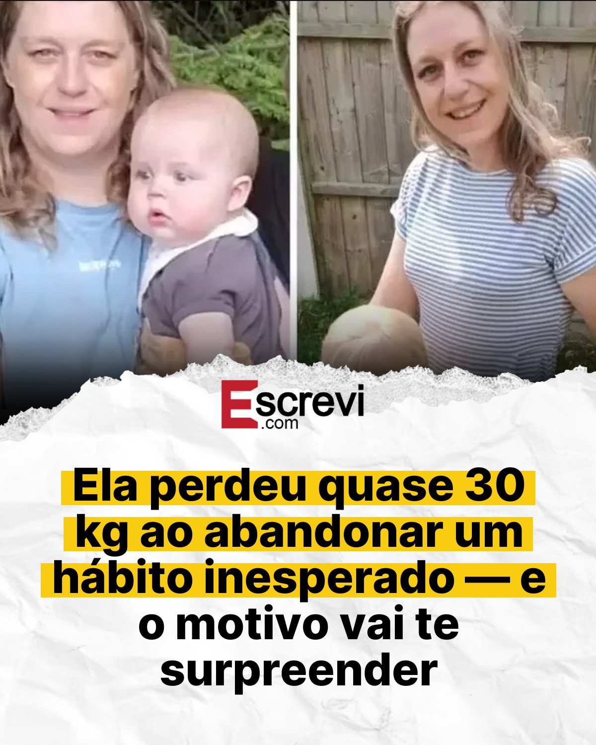 Ela perdeu quase 30 kg ao abandonar um hábito inesperado — e o motivo vai te surpreender card branco
