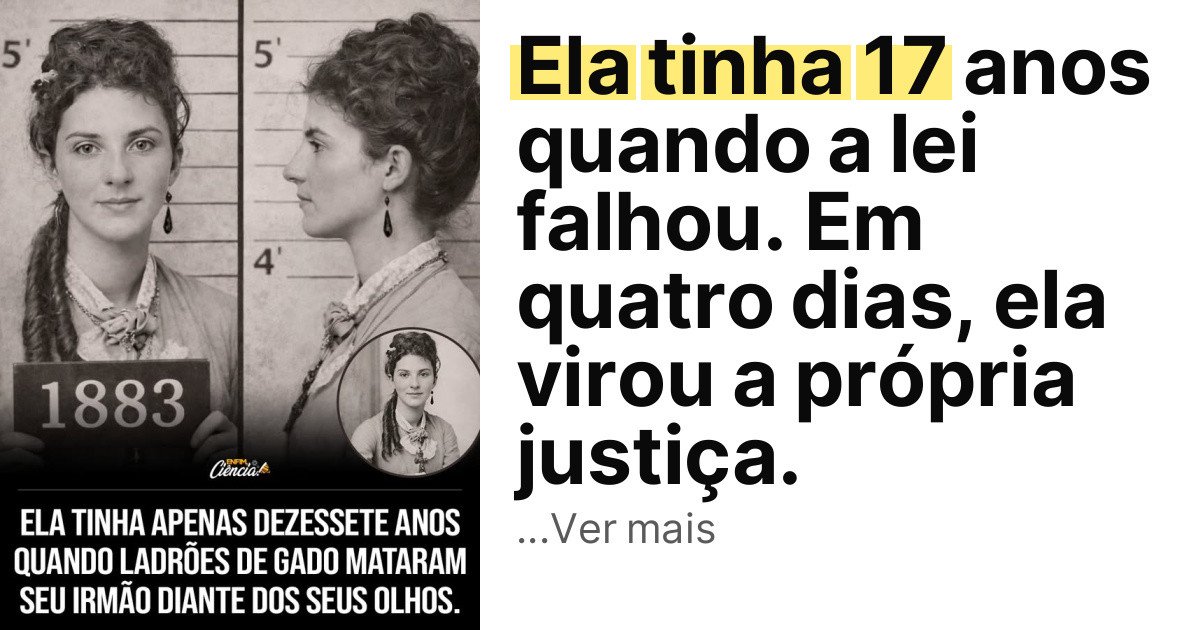 Ela tinha 17 anos quando a lei falhou. Em quatro dias, ela virou a própria justiça. imagem principal