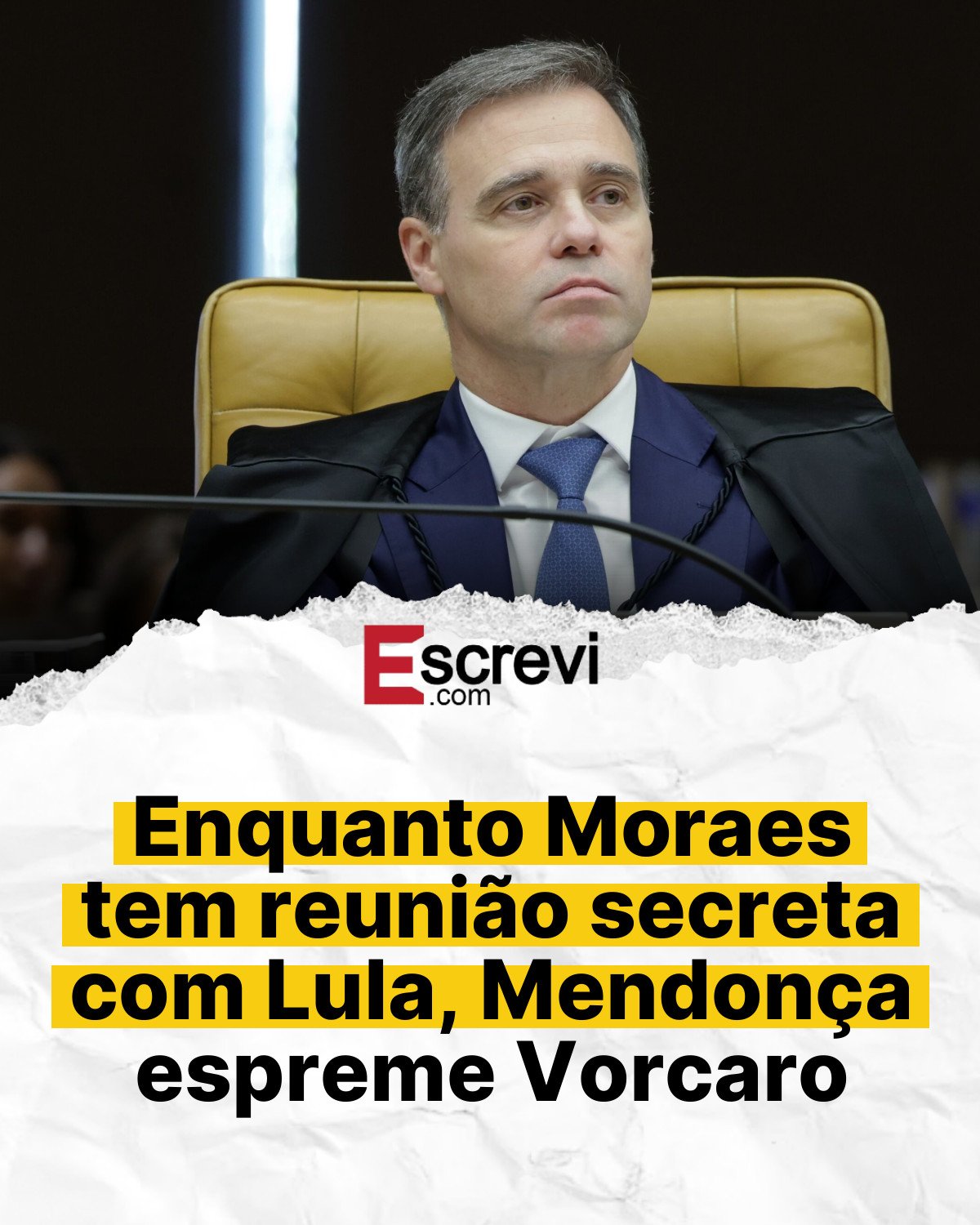 Enquanto Moraes tem reunião secreta com Lula, Mendonça espreme Vorcaro card branco