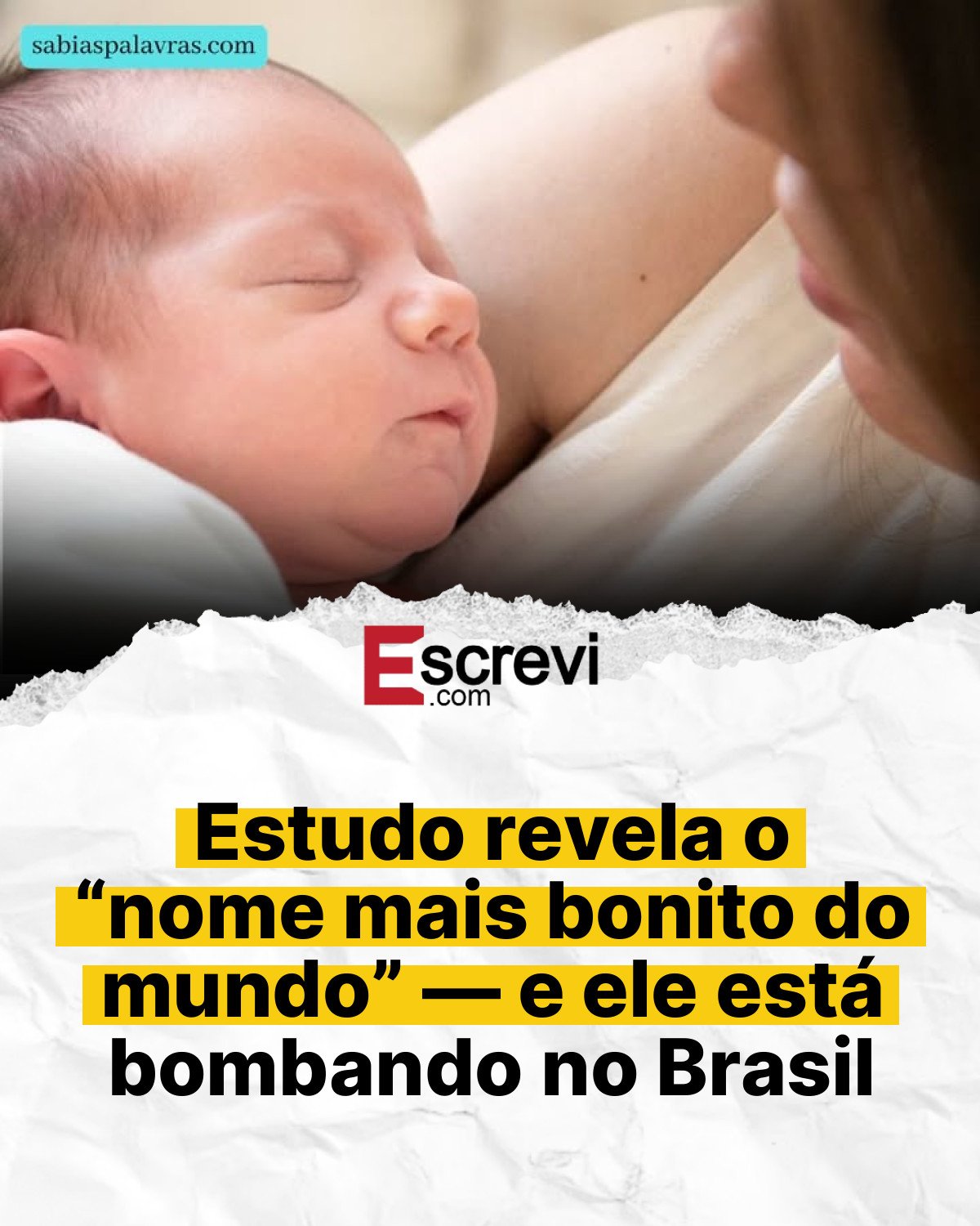 Estudo revela o “nome mais bonito do mundo” — e ele está bombando no Brasil card branco