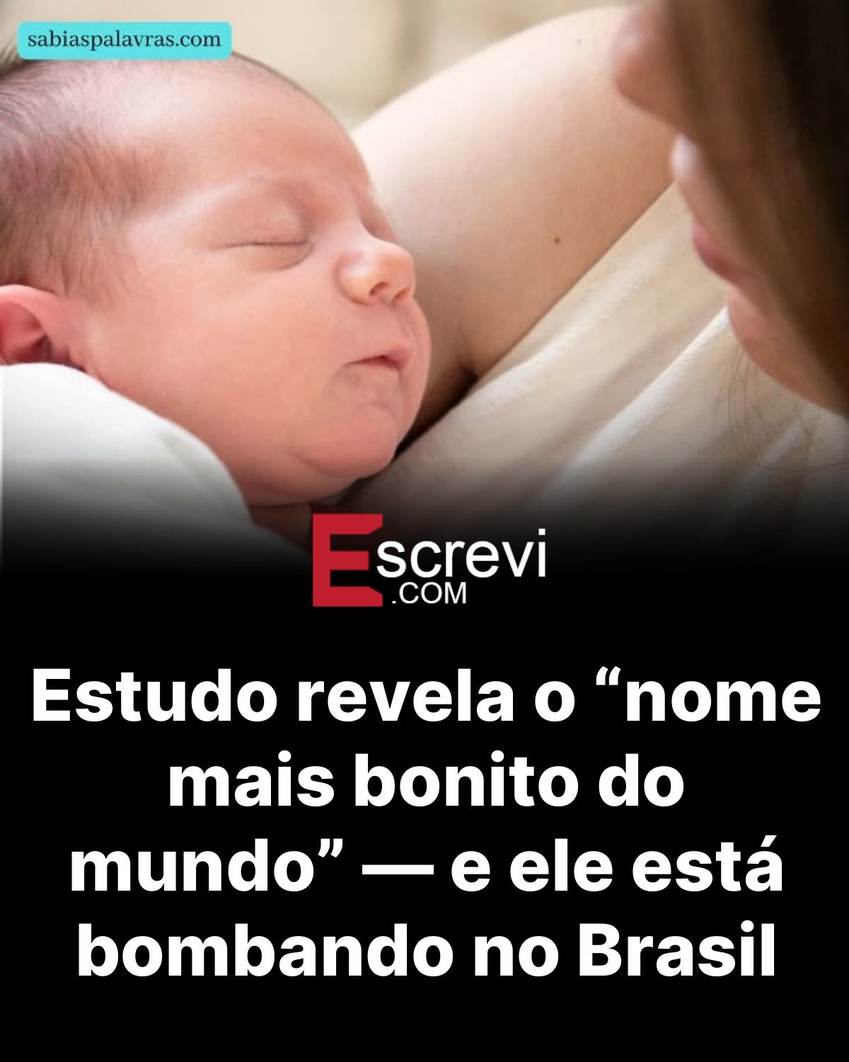 Estudo revela o “nome mais bonito do mundo” — e ele está bombando no Brasil card preto
