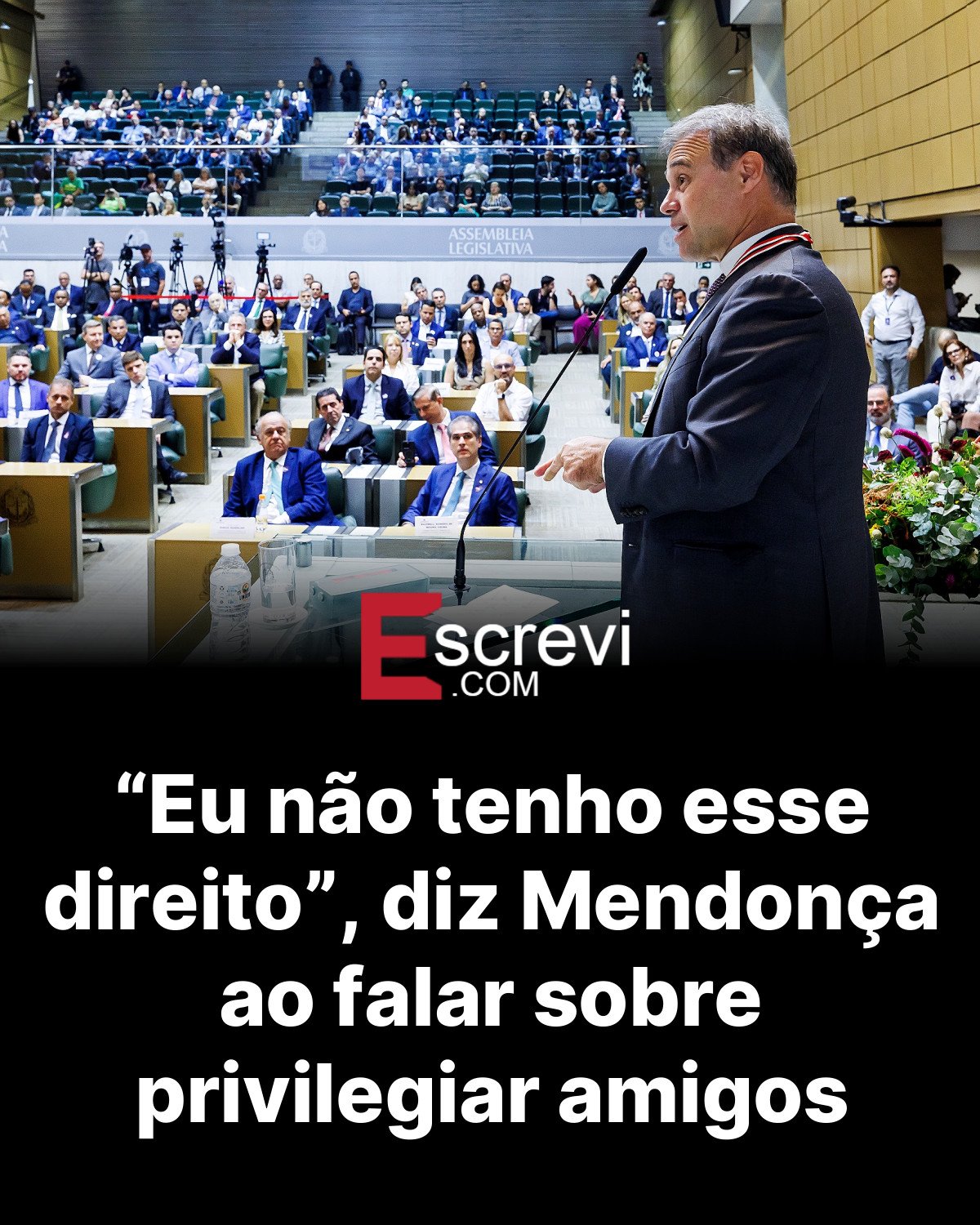 “Eu não tenho esse direito”, diz Mendonça ao falar sobre privilegiar amigos card preto