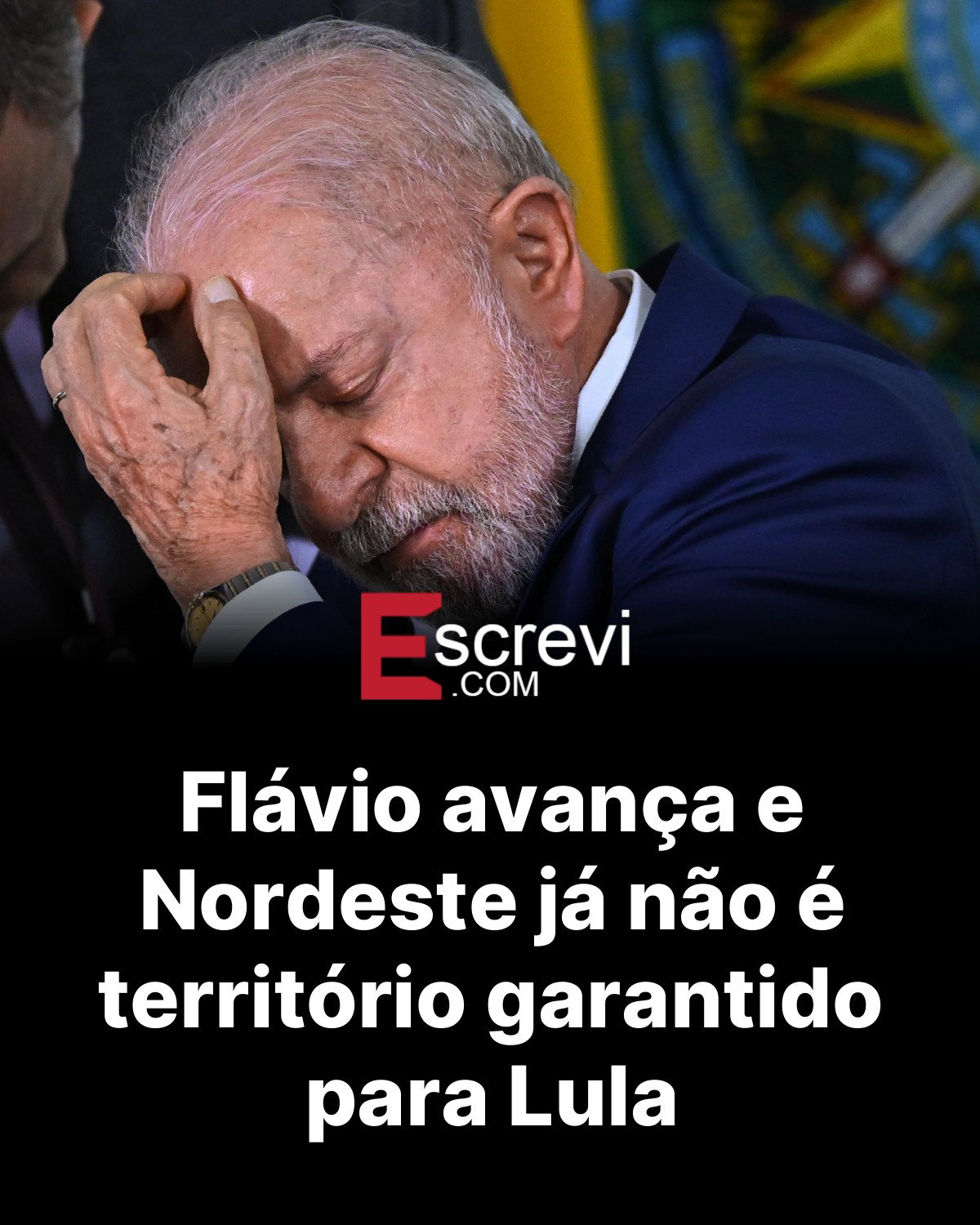 Flávio avança e Nordeste já não é território garantido para Lula card preto