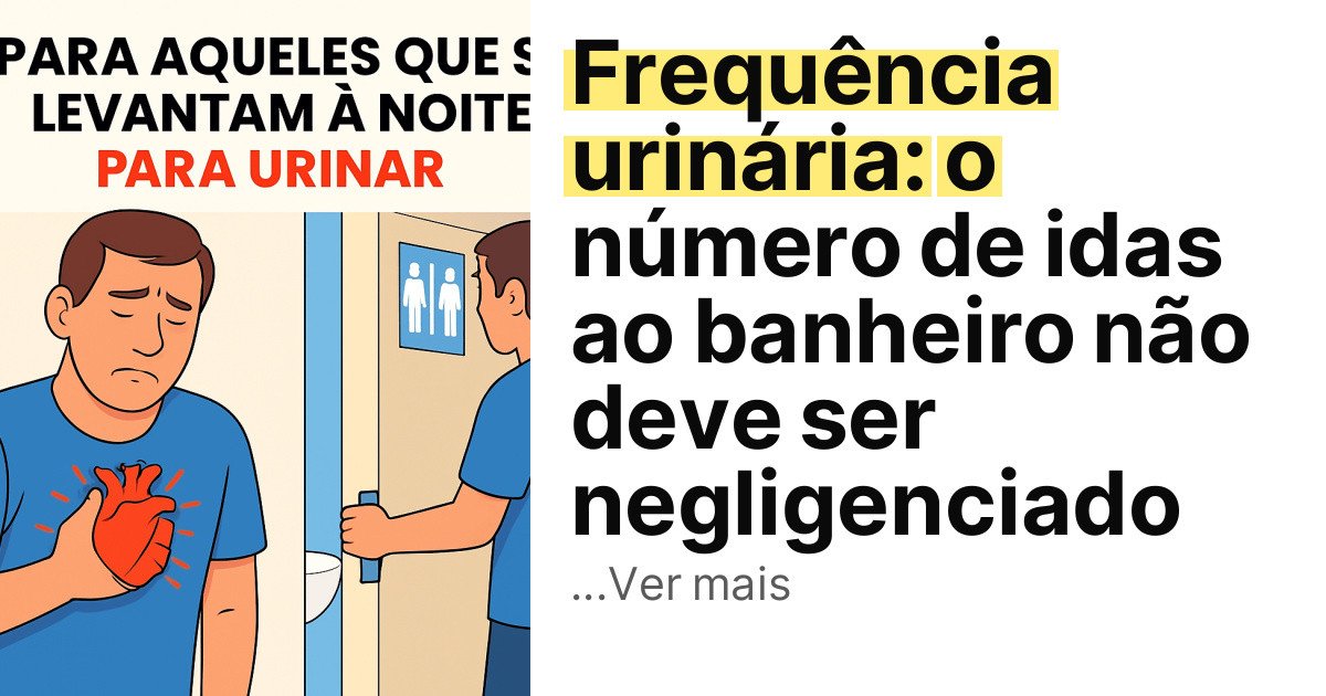 Frequência urinária: o número de idas ao banheiro não deve ser negligenciado imagem principal