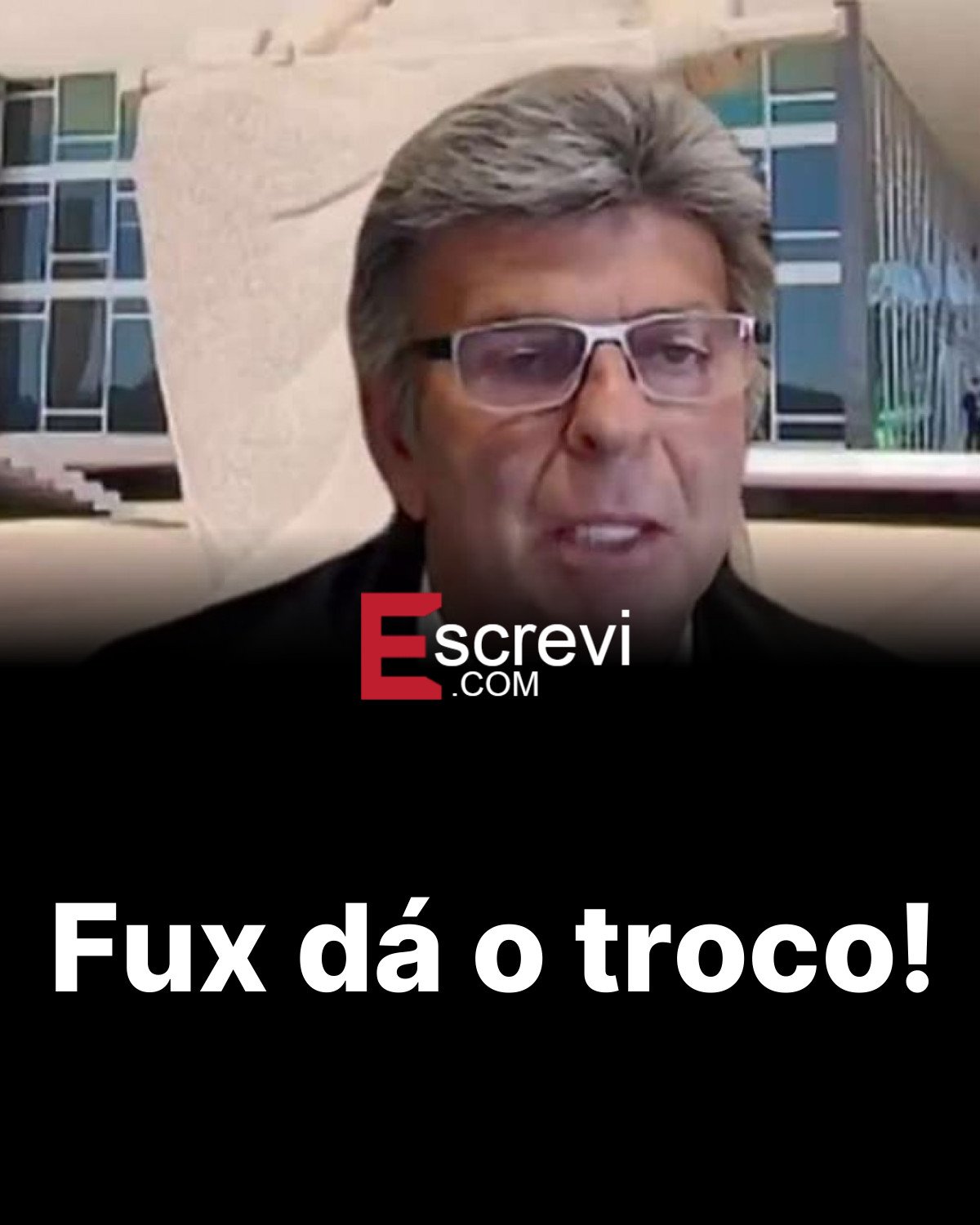 Fux dá o troco! card preto