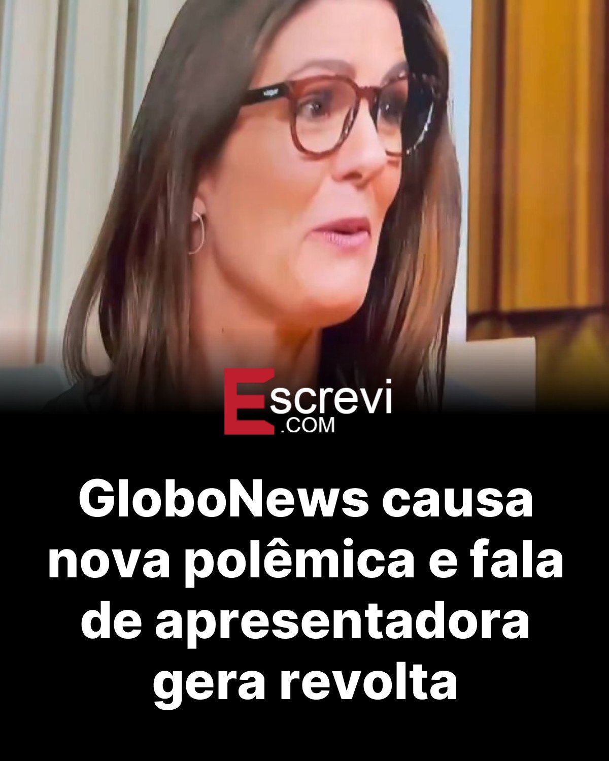 GloboNews causa nova polêmica e fala de apresentadora gera revolta card preto