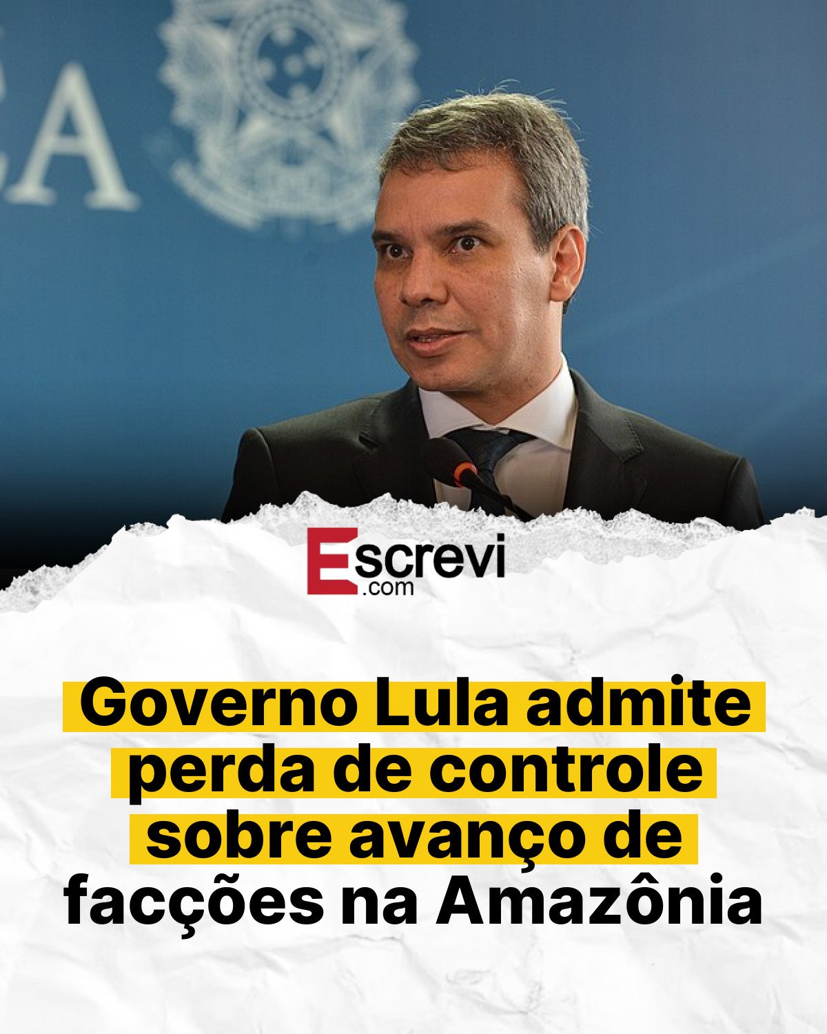 Governo Lula admite perda de controle sobre avanço de facções na Amazônia card branco
