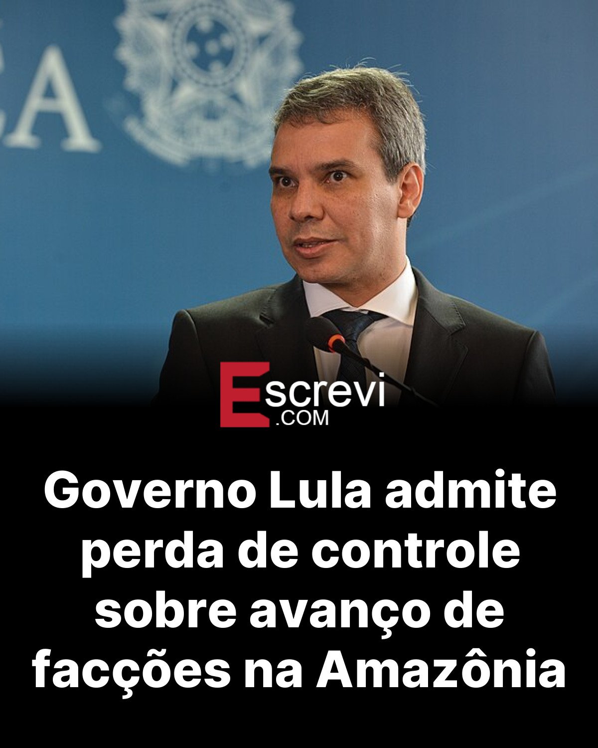 Governo Lula admite perda de controle sobre avanço de facções na Amazônia card preto