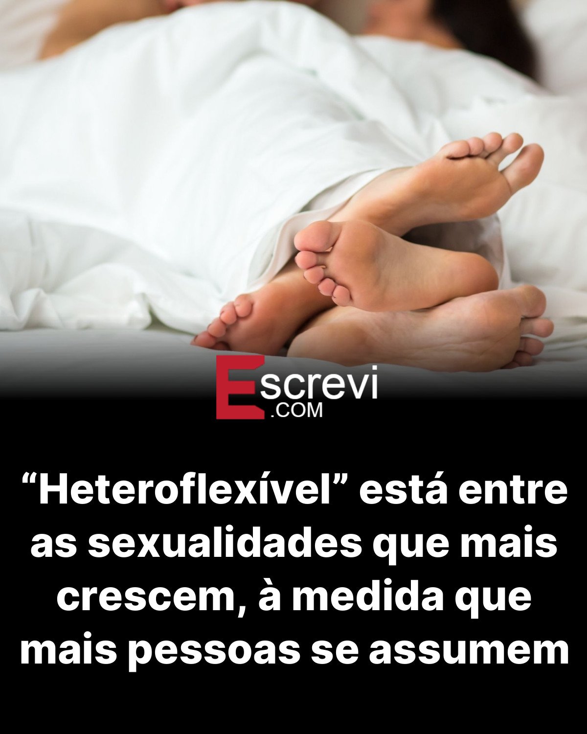 “Heteroflexível” está entre as sexualidades que mais crescem, à medida que mais pessoas se assumem card preto