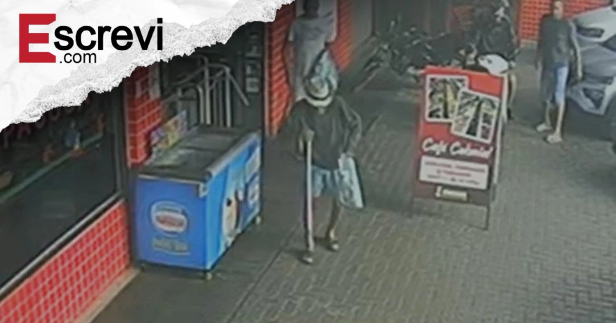 Homem arremessa garrafa de vidro no rosto de idoso de 92 anos no DF. Veja vídeo imagem principal