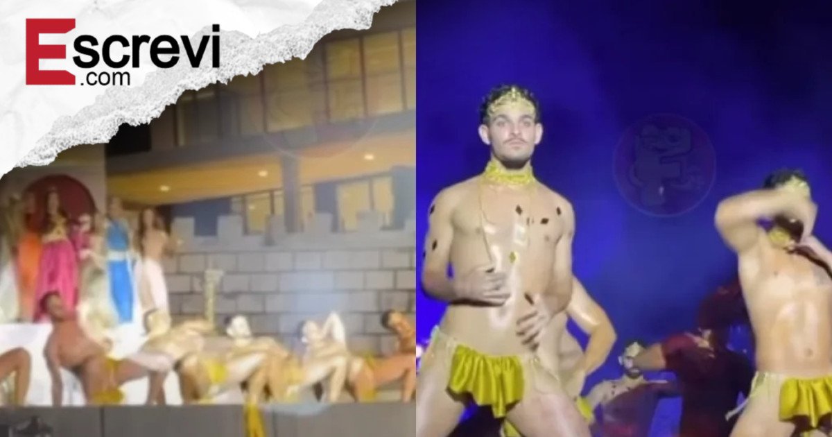 Internet acusa total falta de respeito em encenação de paixão de Cristo com artistas seminús imagem principal