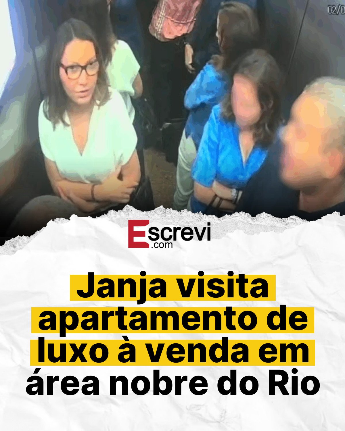 Janja visita apartamento de luxo à venda em área nobre do Rio card branco