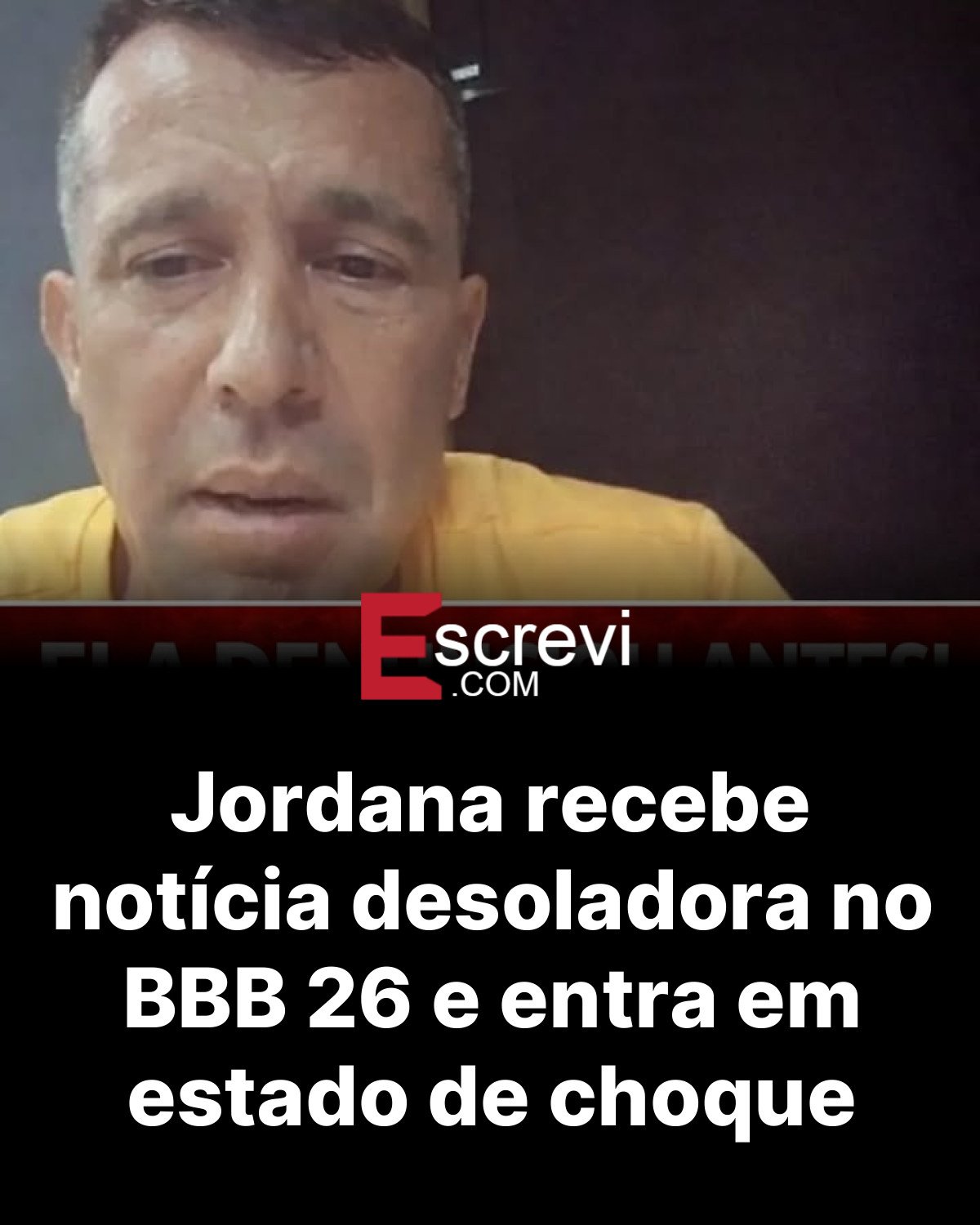 Jordana recebe notícia desoladora no BBB 26 e entra em estado de choque card preto