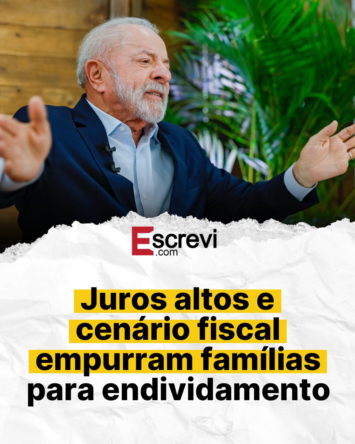 Juros altos e cenário fiscal empurram famílias para endividamento card branco