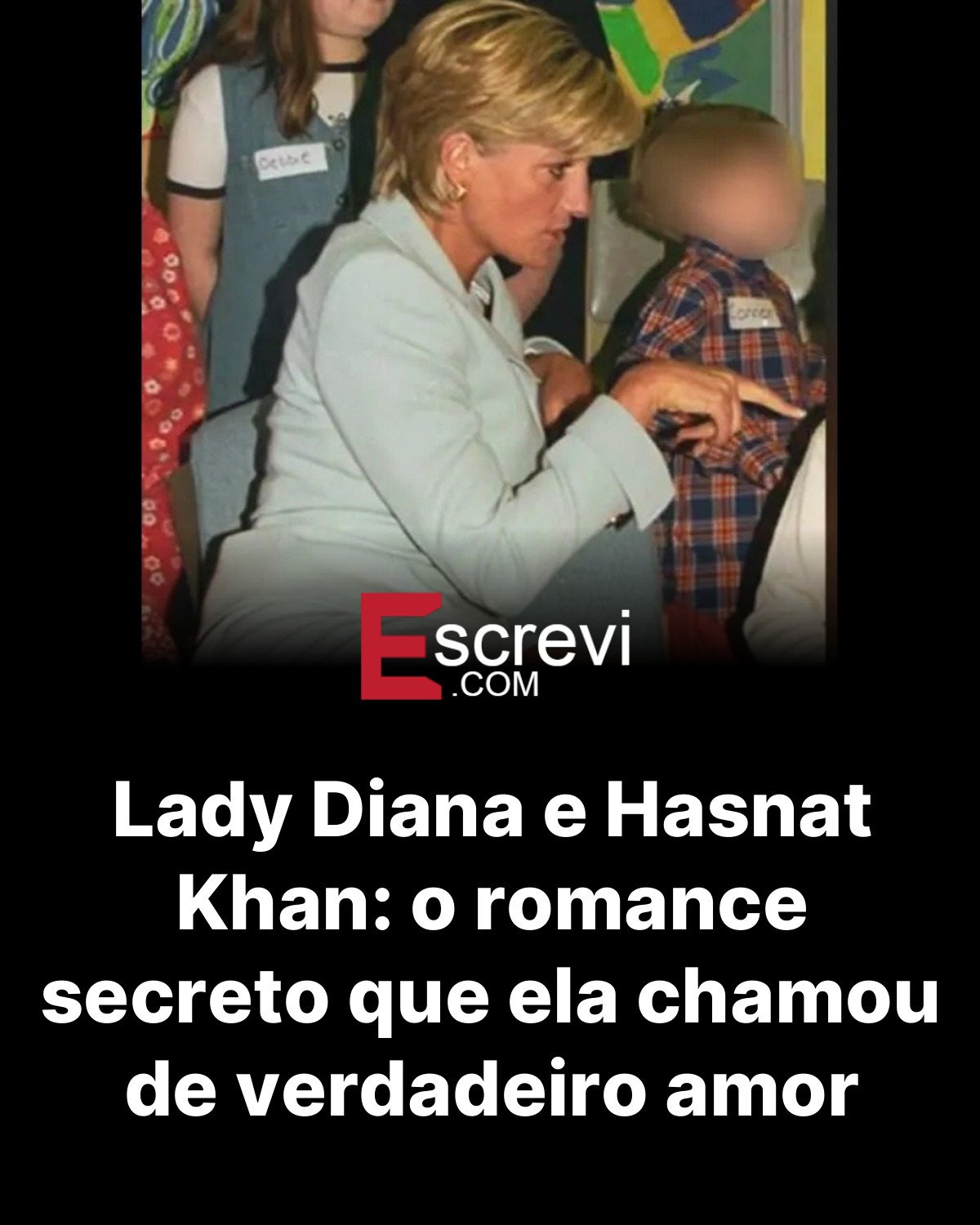 Lady Diana e Hasnat Khan: o romance secreto que ela chamou de verdadeiro amor card preto
