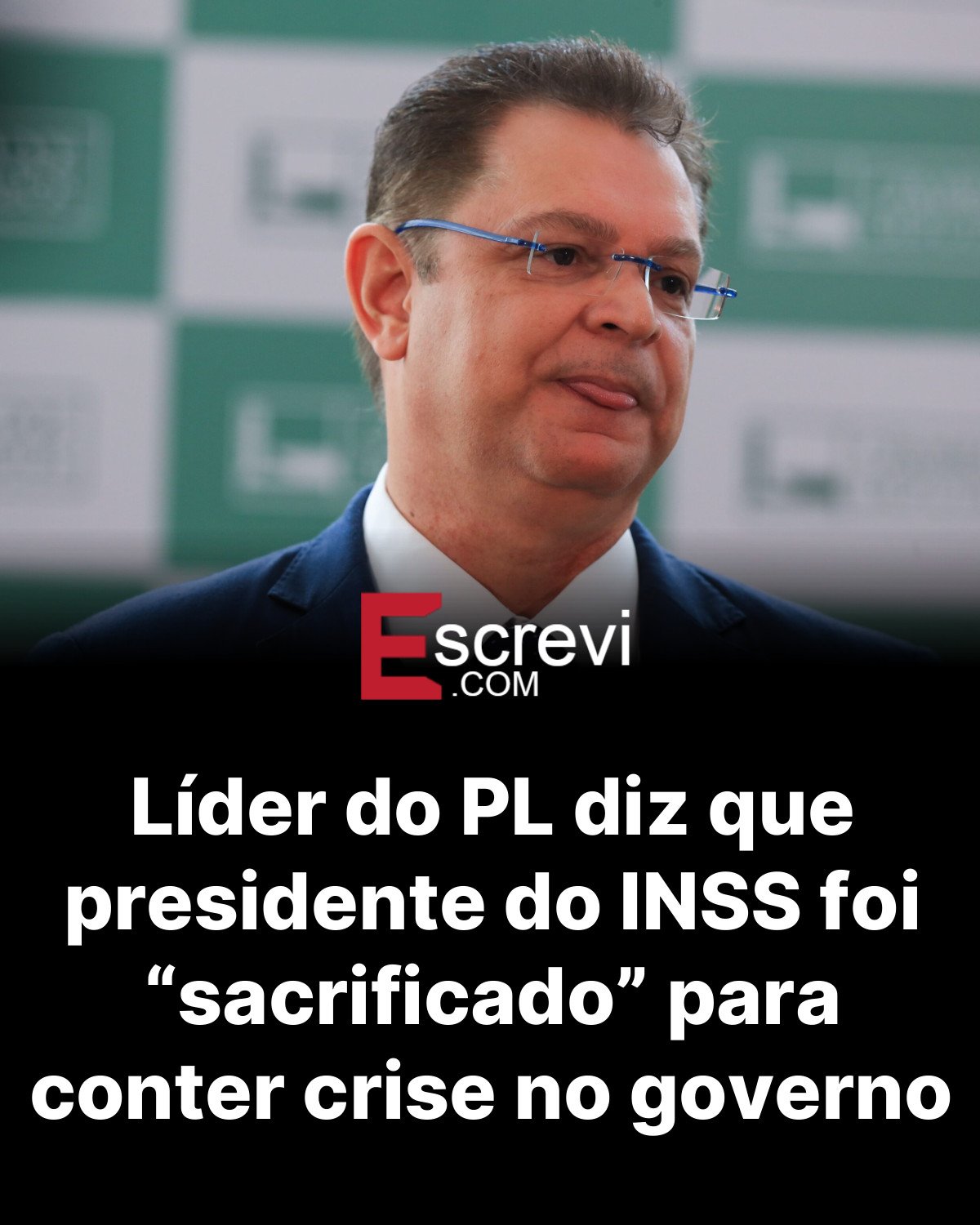 Líder do PL diz que presidente do INSS foi “sacrificado” para conter crise no governo card preto