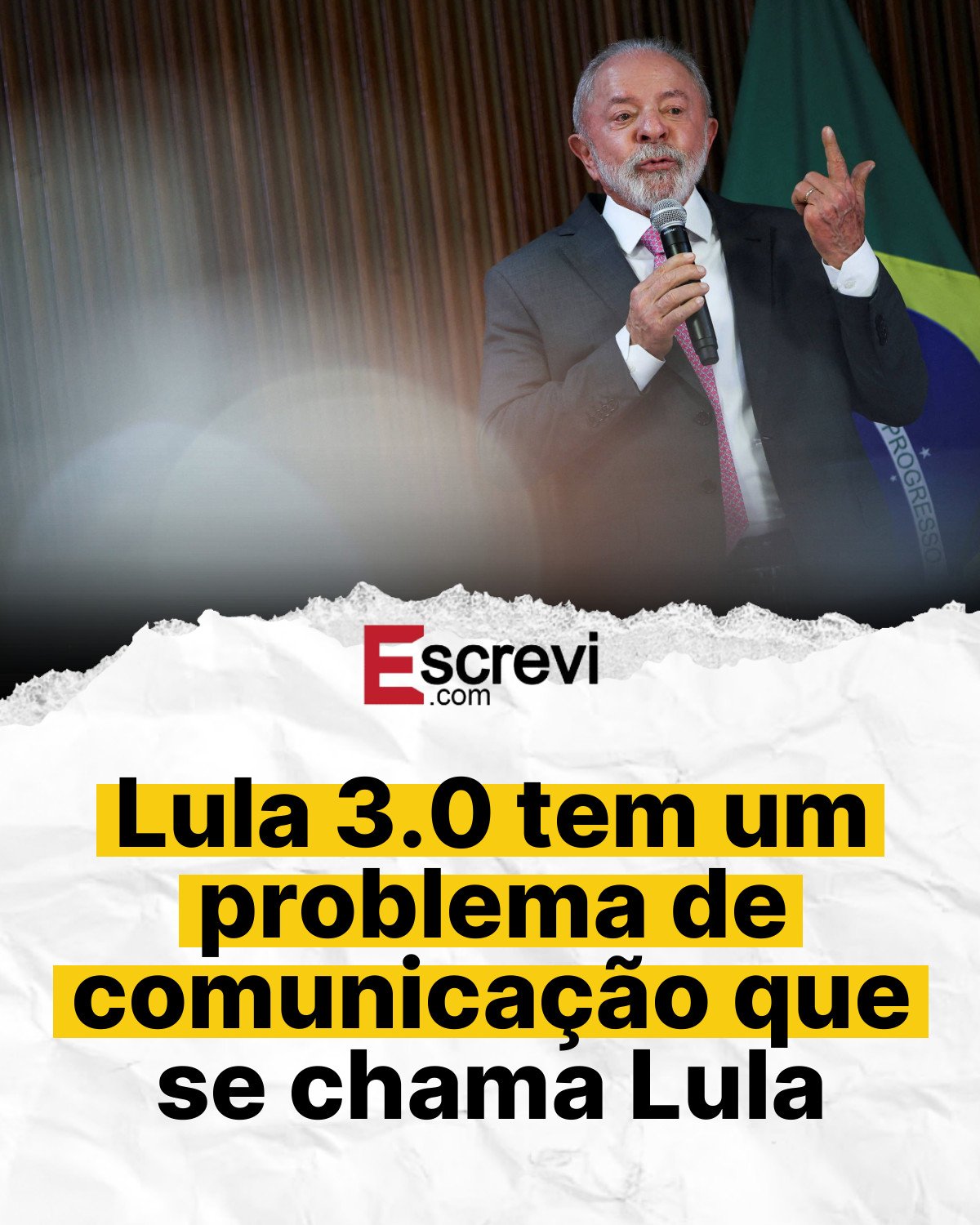 Lula 3.0 tem um problema de comunicação que se chama Lula card branco